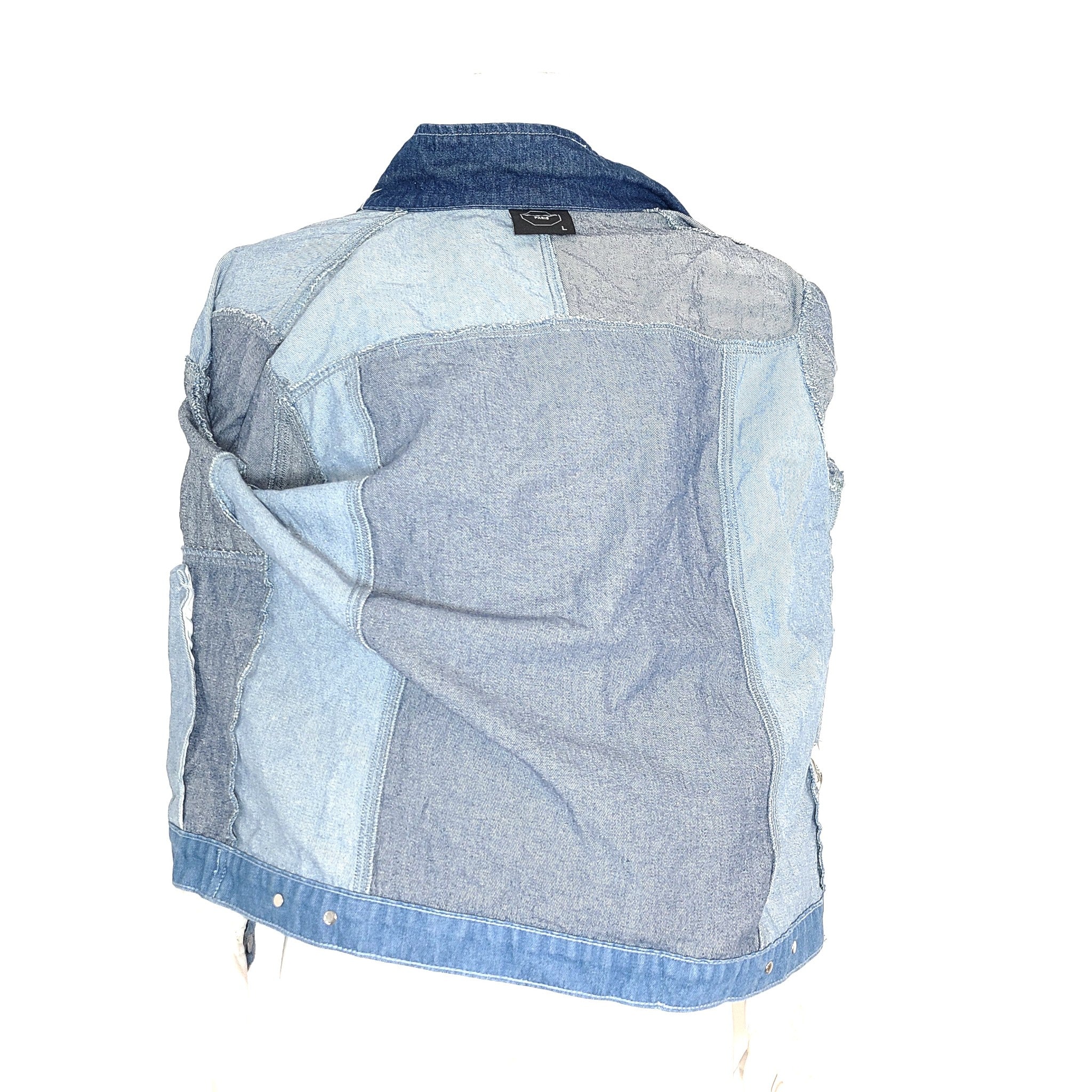 Project X Paris PXP Denim Yoke Jean Jacket Blue Unisex Size L