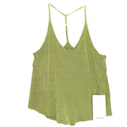 Lululemon Women's Modal-Silk Yoga Tank Top T-Back Bronze Green Sz 4