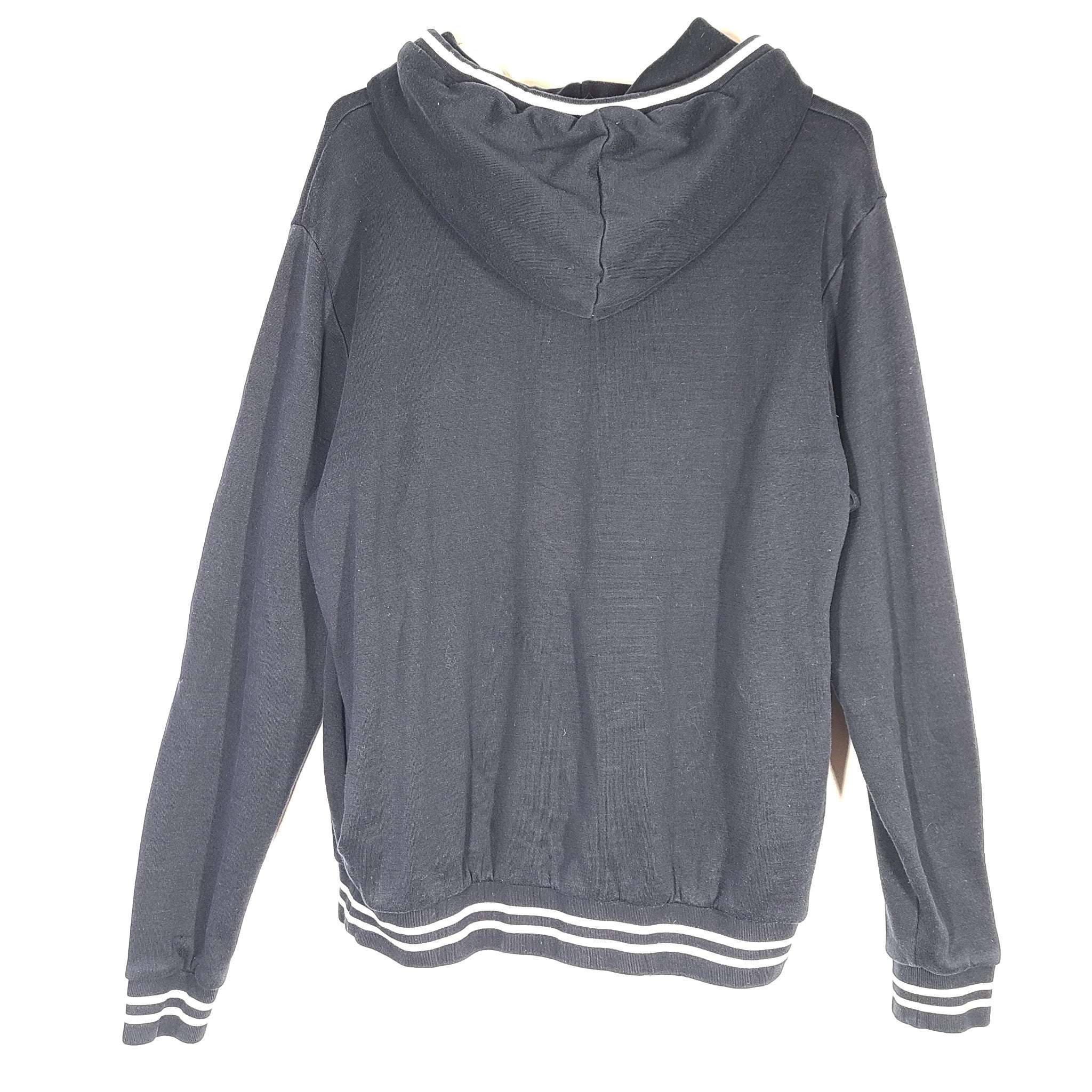 Eleventy Platinum Men's Drawstring Hoodie Sweatshirt Navy Blue Sz XL
