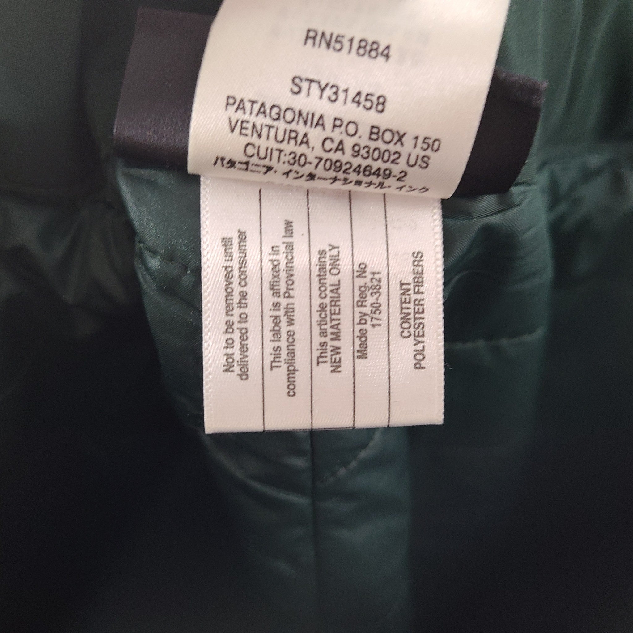 Patagonia Men's Insulated Powder Bowl Snow Pants Green 31458 Sz S