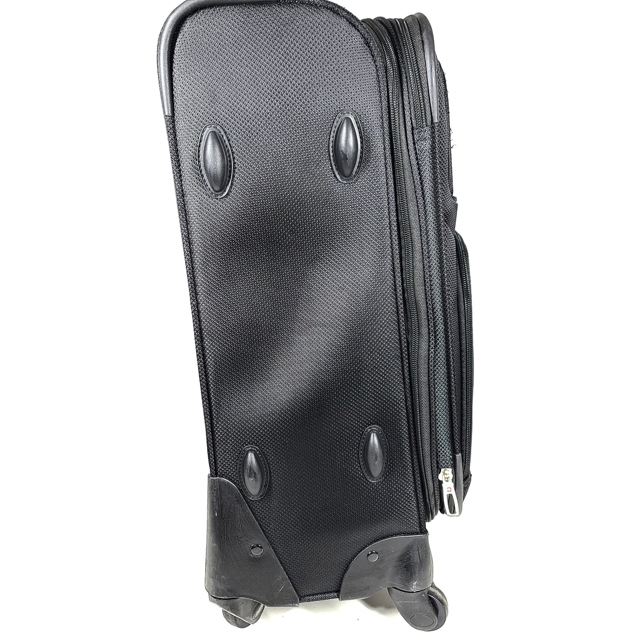 Swissgear Sion 21" Expandable Carry On Spinner Luggage Softshell Black