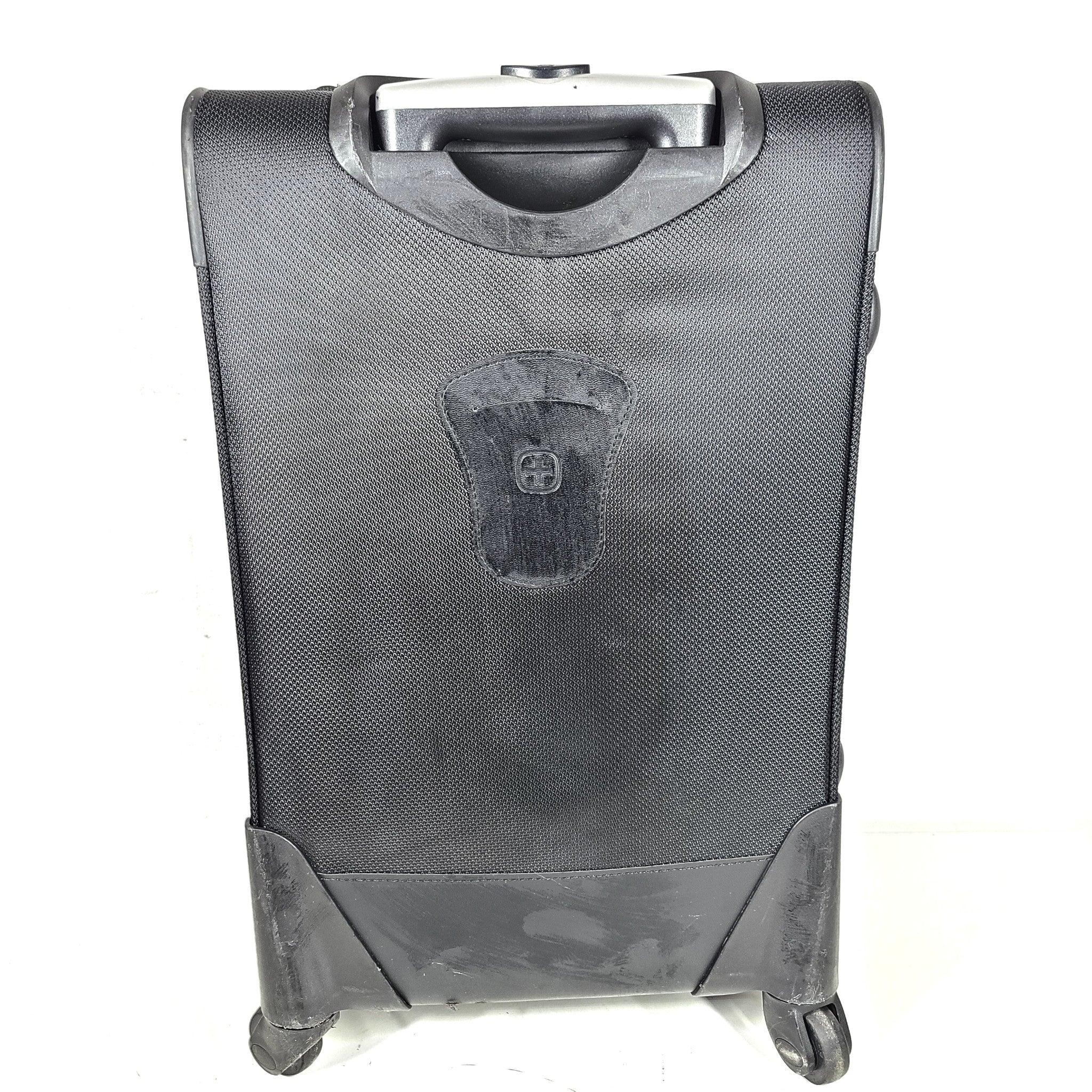 Swissgear Sion 21" Expandable Carry On Spinner Luggage Softshell Black
