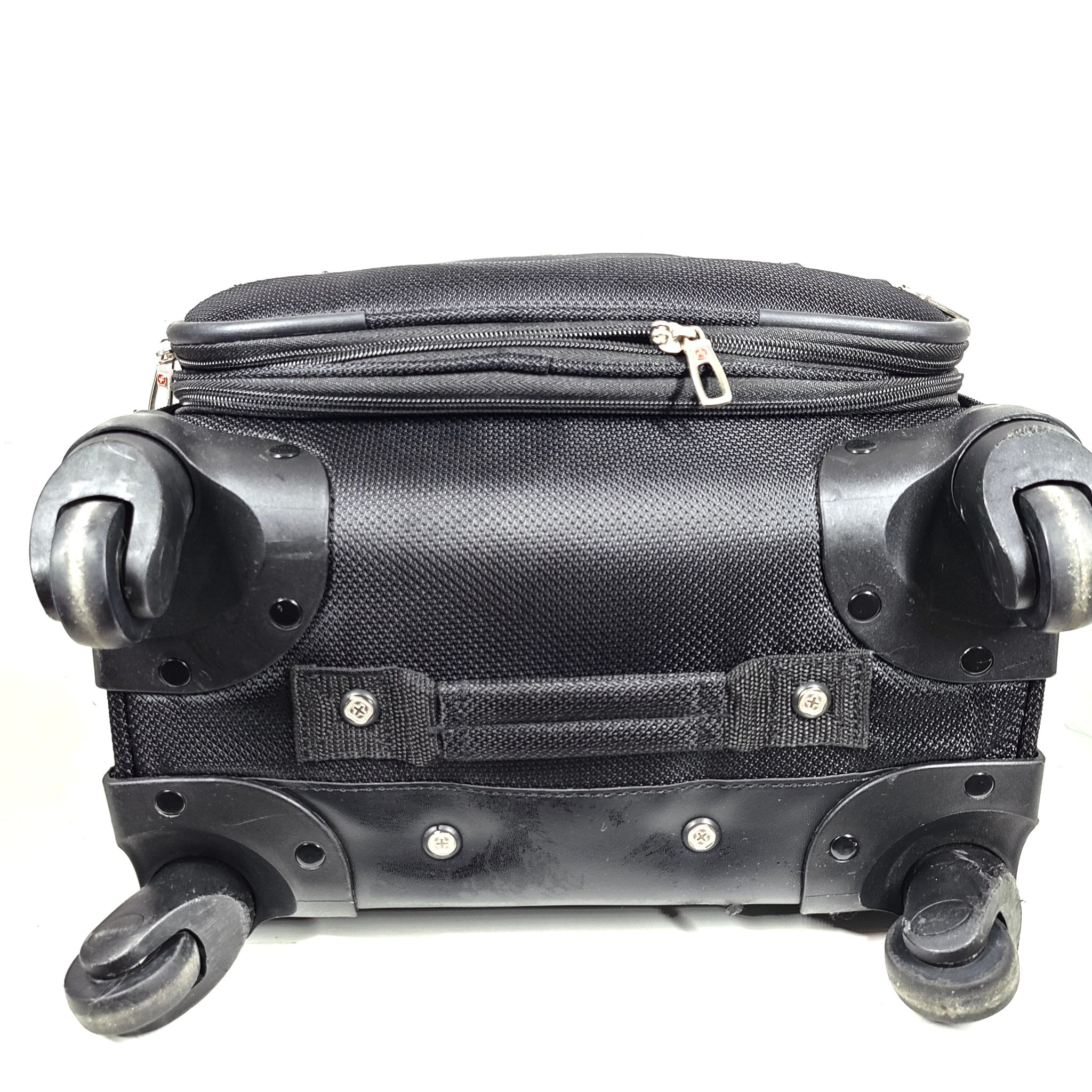 Swissgear Sion 21" Expandable Carry On Spinner Luggage Softshell Black