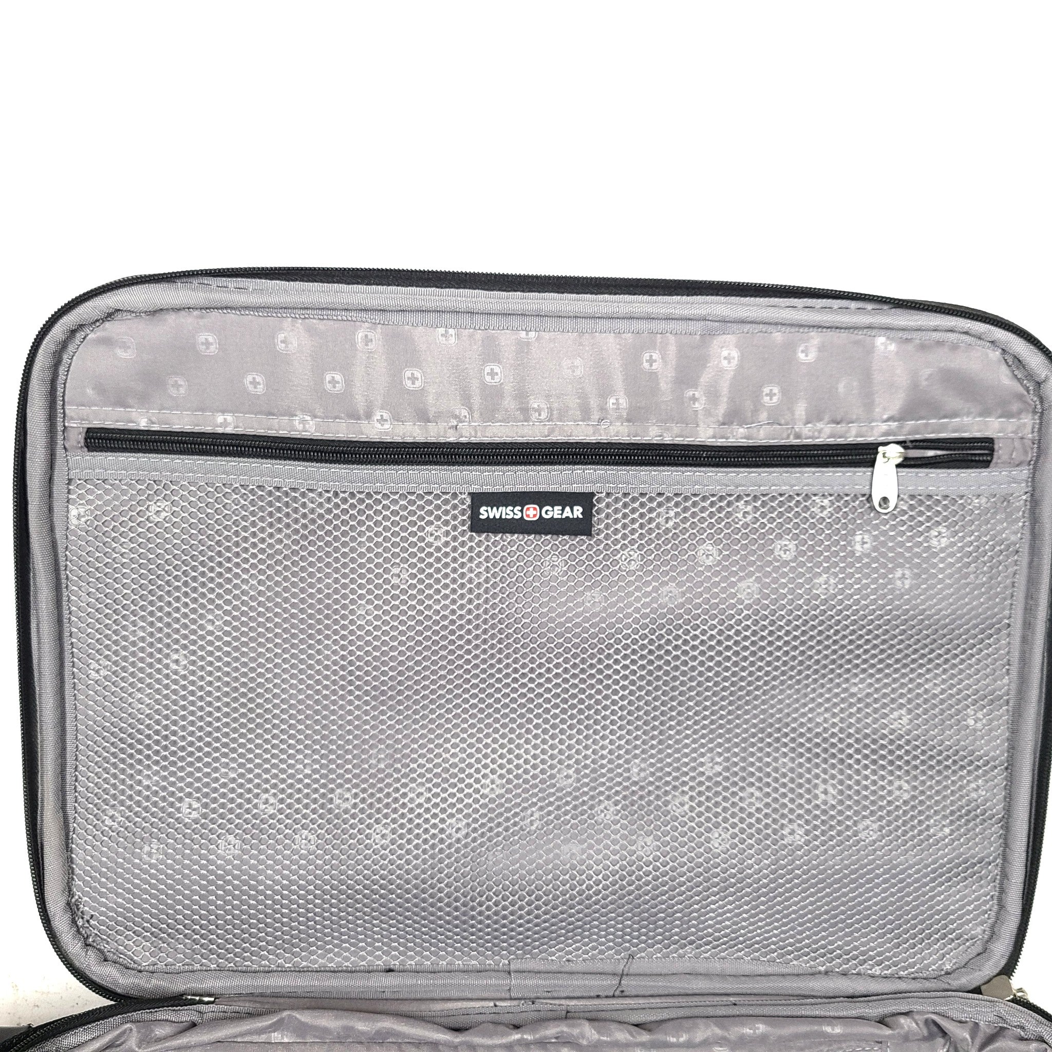 Swissgear Sion 21" Expandable Carry On Spinner Luggage Softshell Black