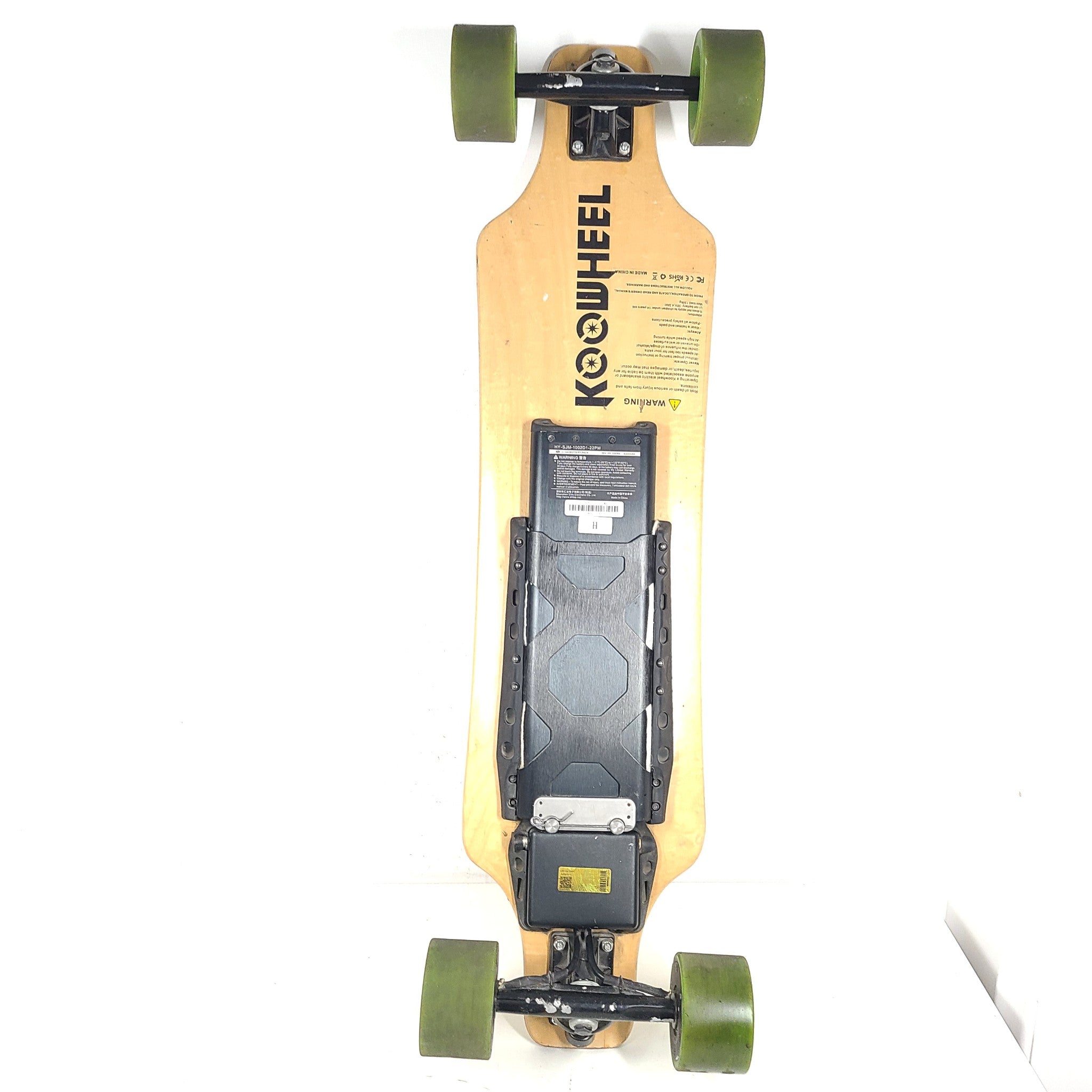 KooWheel D3M Gen2 Electric Skateboard Beige Wood Li-Ion 36V 154Wh 4300mAh READ