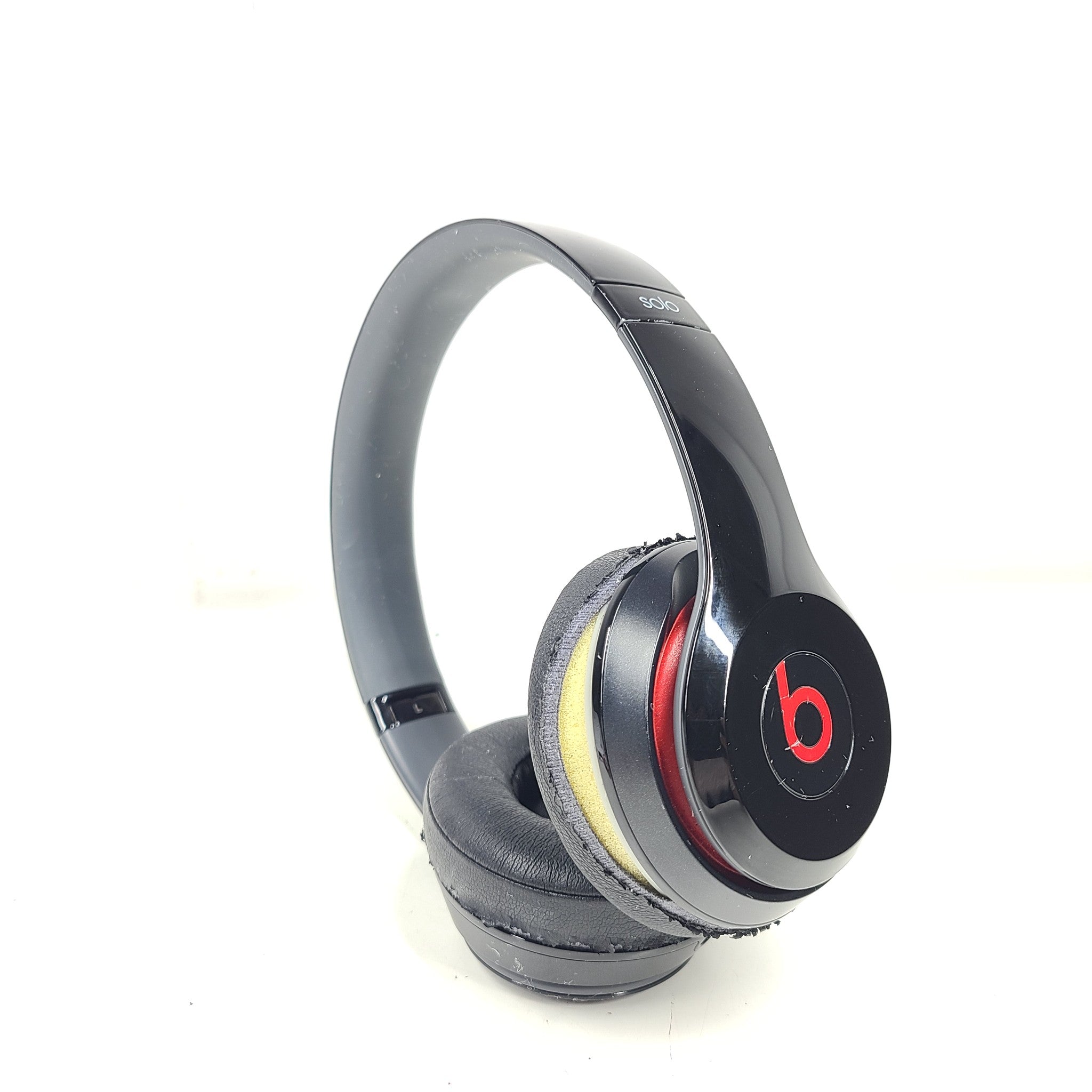 Beats by Dr. Dre Solo2 Wired On-Ear Headphones B0518 - Black/Red - READ!