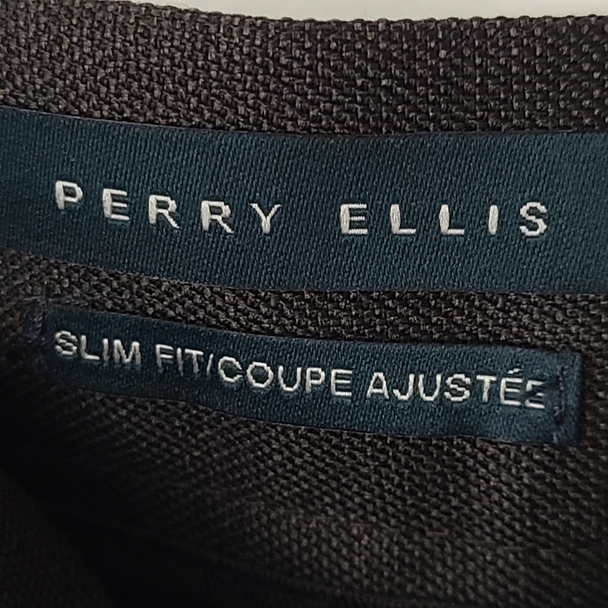 Perry Ellis Men's Dress Pants Slim Fit Gray 4BSB9045 Sz 38x32