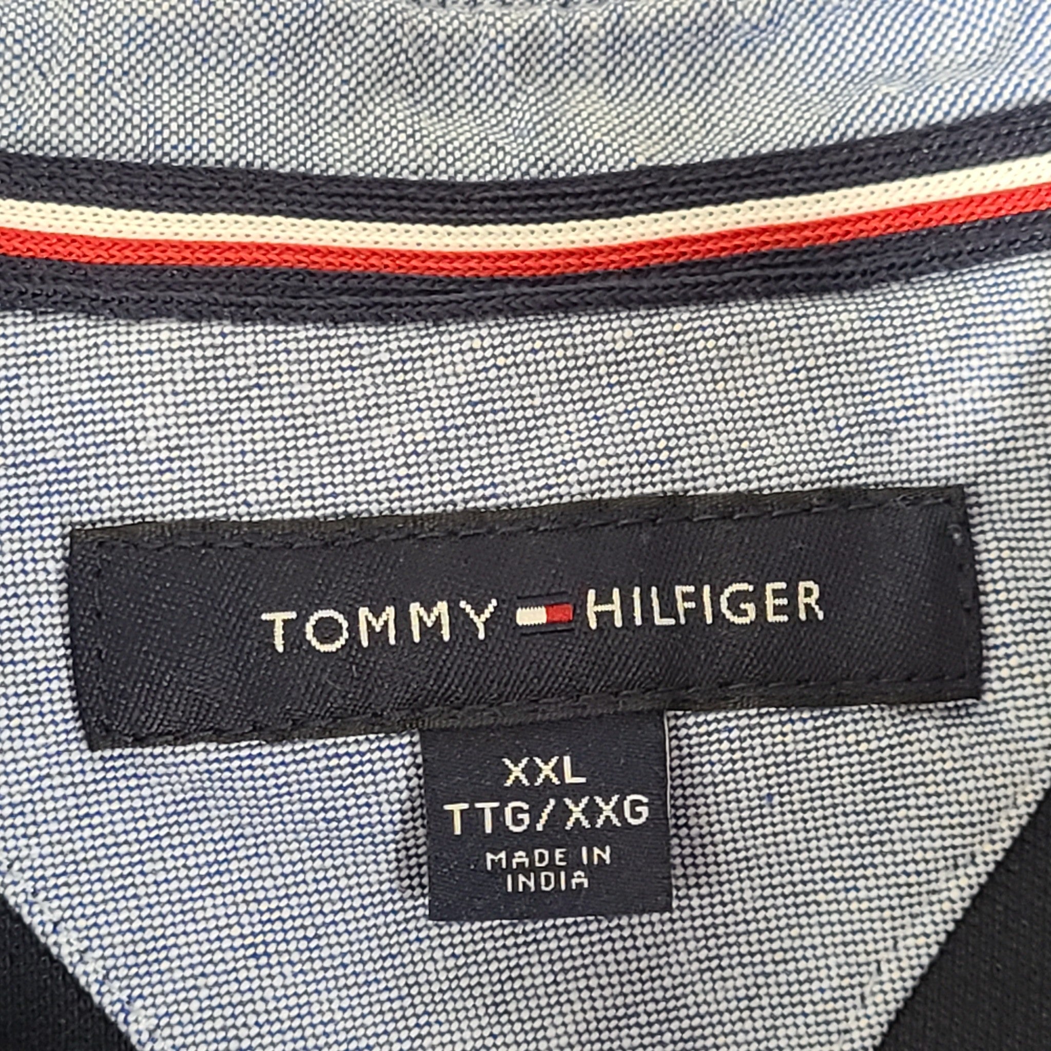 Tommy Hilfiger Men's Regular Fit Tommy Wicking Polo Navy Blue 78B2300 Sz. 2XL
