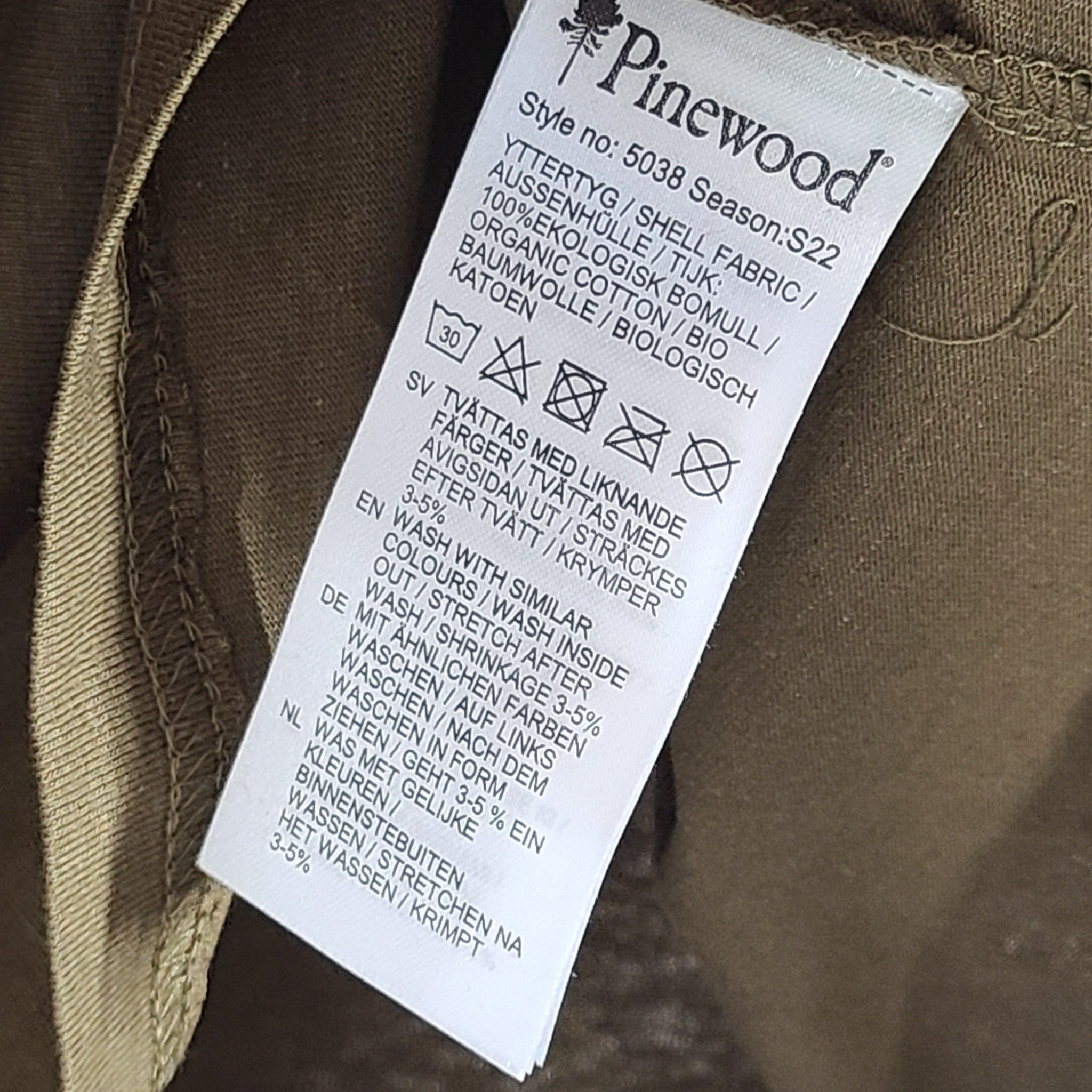 Pinewood Men's Red Deer Suede Brown T-Shirt 100% Cotton Sz. S