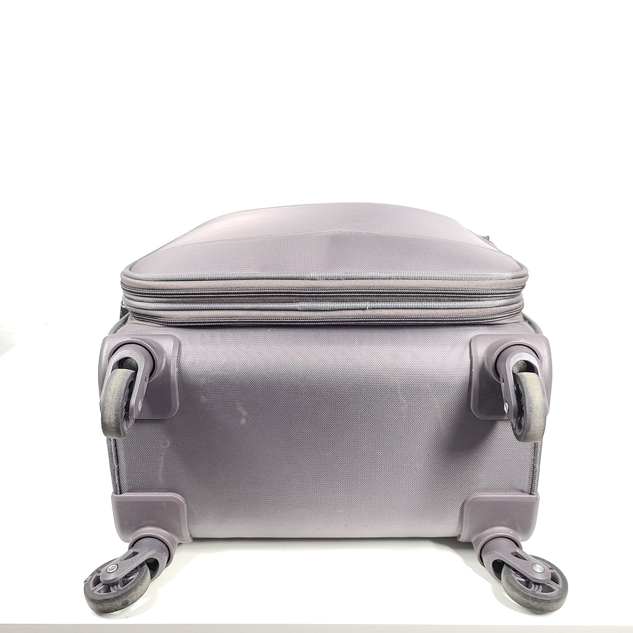 Affil 23" Spinner Cabin Luggage Lightweight Carry-On Softcase Expand Lock Gray