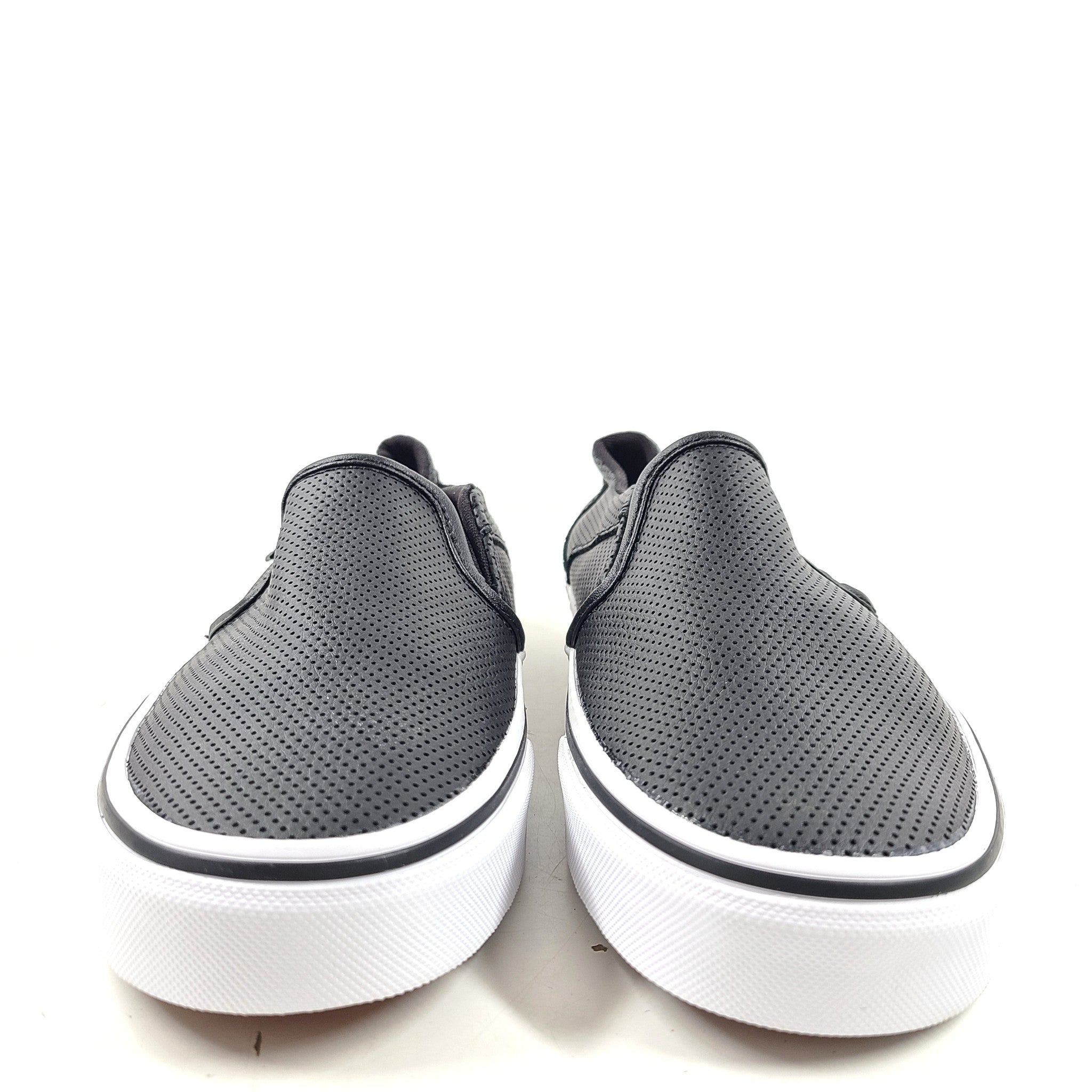 VANS Women's Asher Slip-On Sneaker Shoes Black Sz 6.5