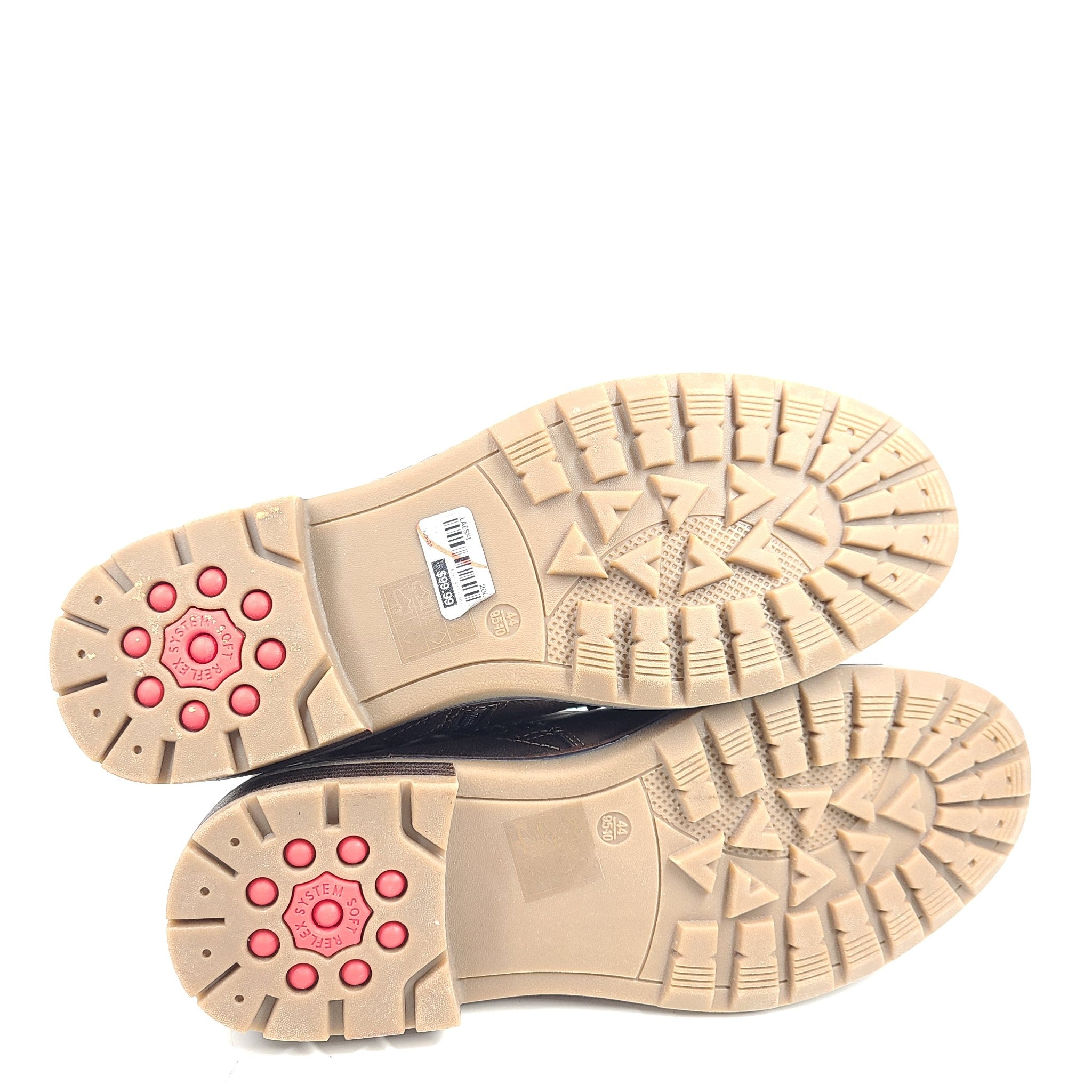 Relife Men's Zip Up Ankle Boots Fleece Lining R-Tex Soft Reflex System Brown 11