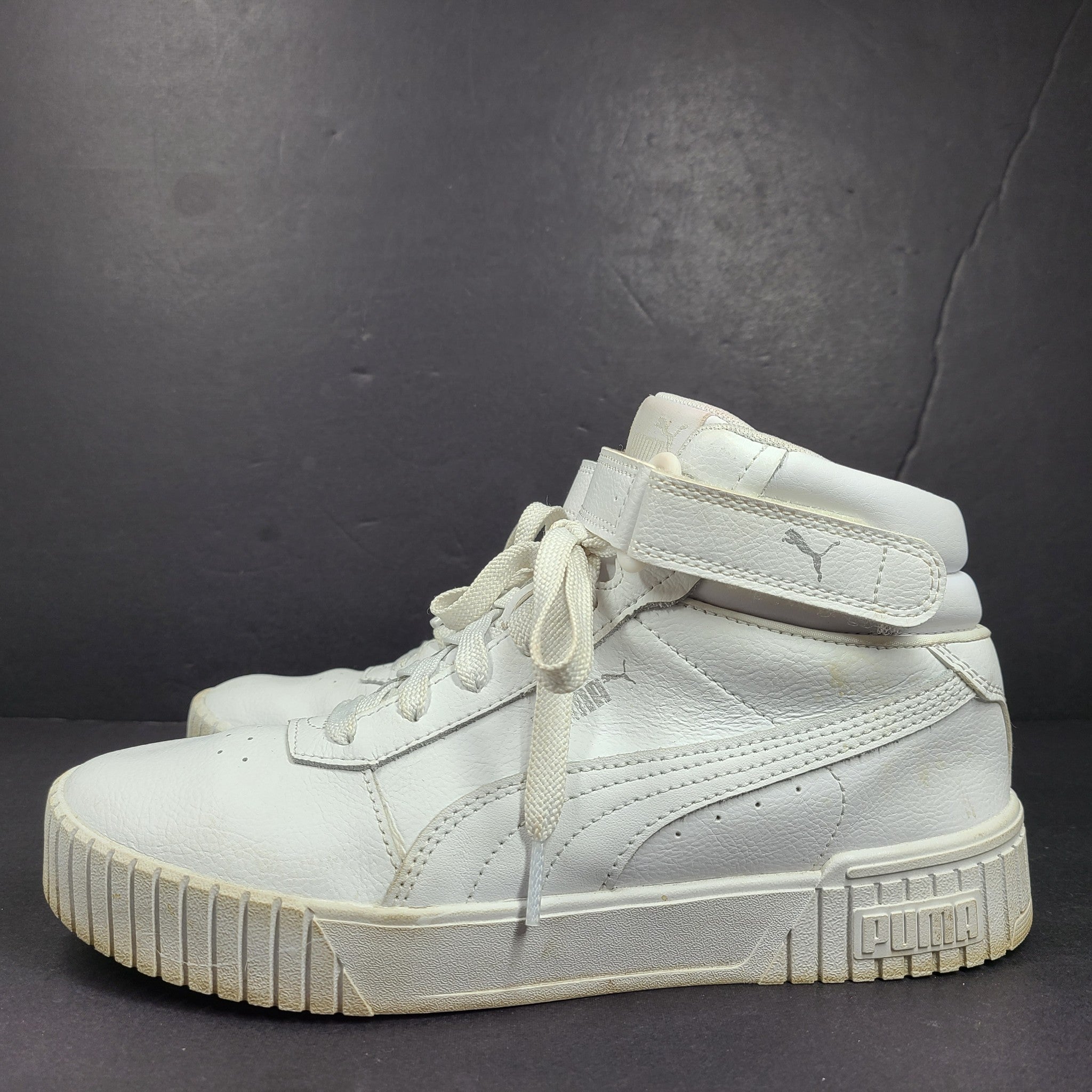 Puma Women's Carina 2.0 Mid Sneakers Casual Shoes 385851-02 White Sz 9