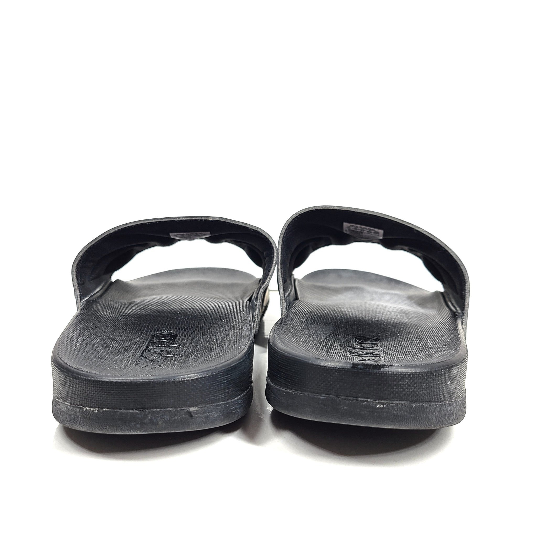 Adidas Men's Adilette Comfort Slides GZ5891 Pool Sandals Black Sz 12