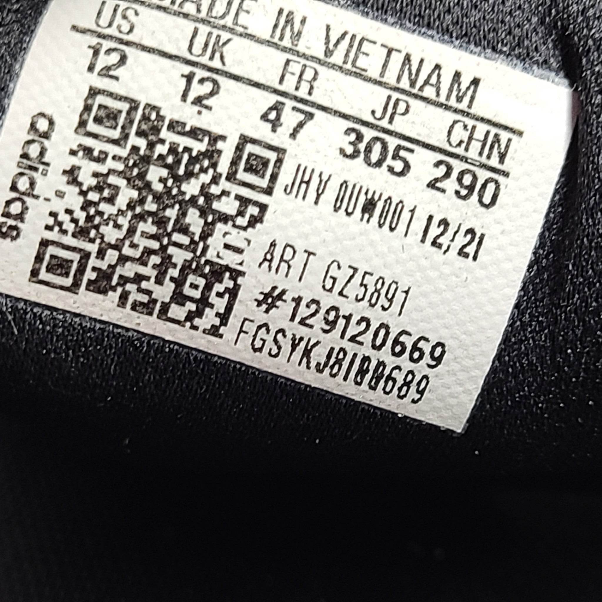 Adidas Men's Adilette Comfort Slides GZ5891 Pool Sandals Black Sz 12