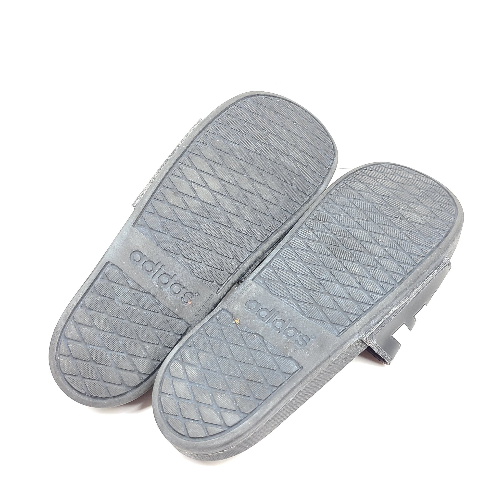 Adidas Men's Adilette Comfort Slides GZ5891 Pool Sandals Black Sz 12