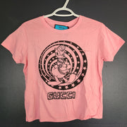 Disney x Gucci Women's Donald Duck Shirt Short Sleeve Cotton 644674 Pink XS NWT
