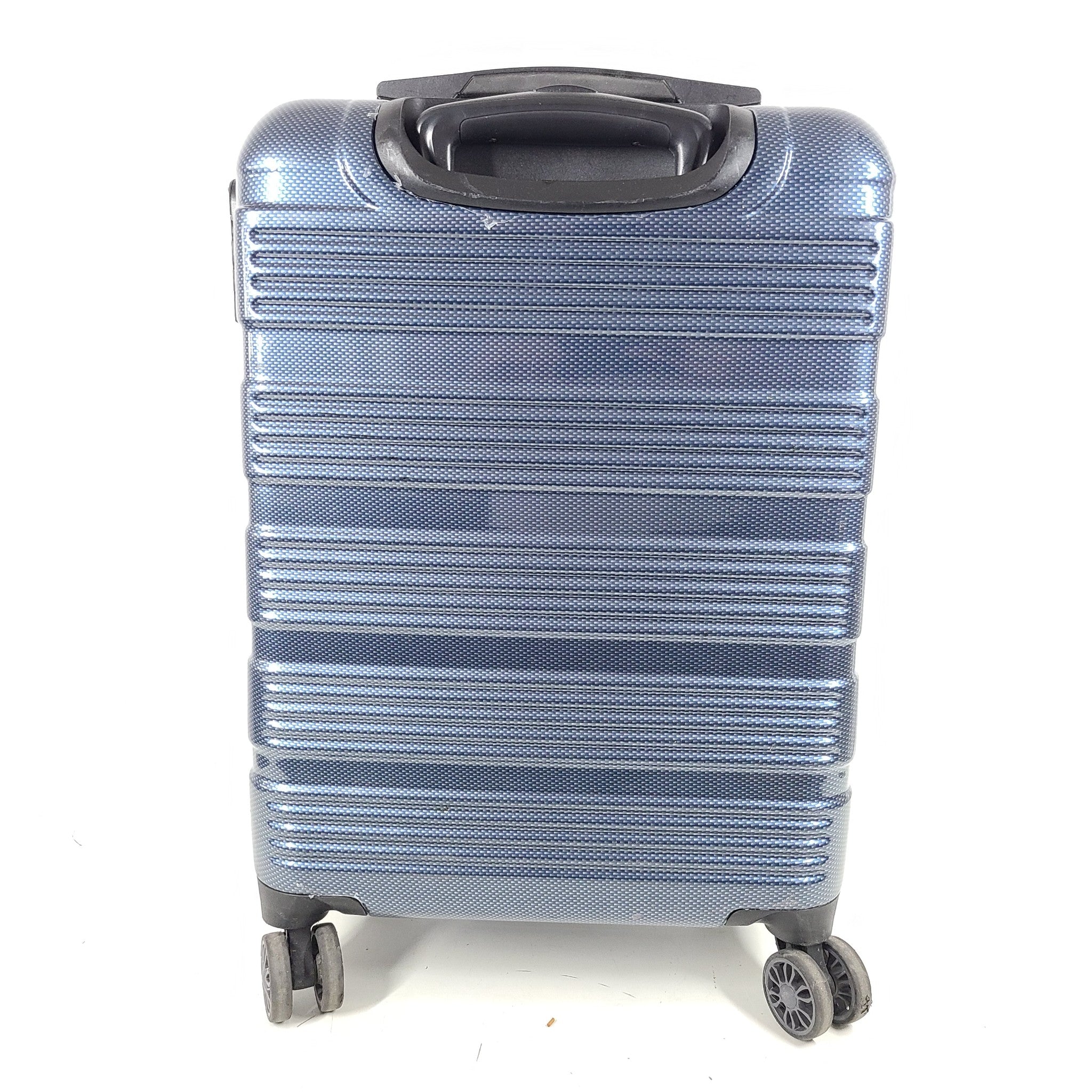 Pierre Cardin 21" Hard Shell Carry On Spinner Luggage Lightweight Locking Blue