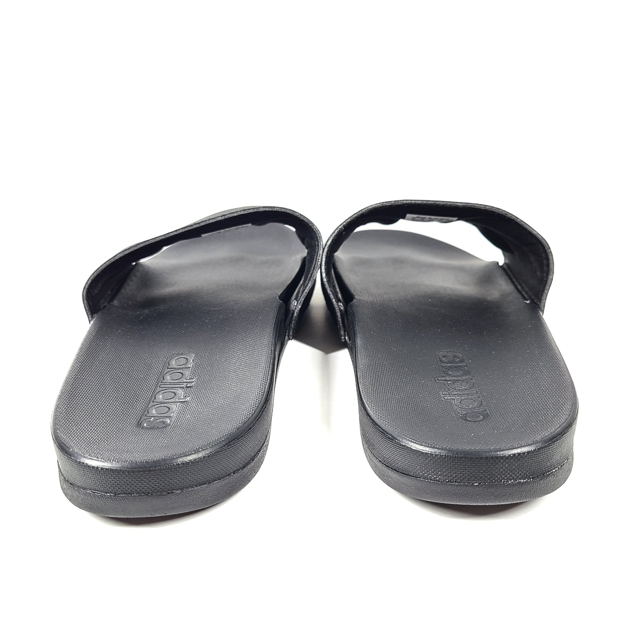 Adidas Men's Adilette Comfort Slides GZ5891 Pool Sandals Black Sz 8 NEW