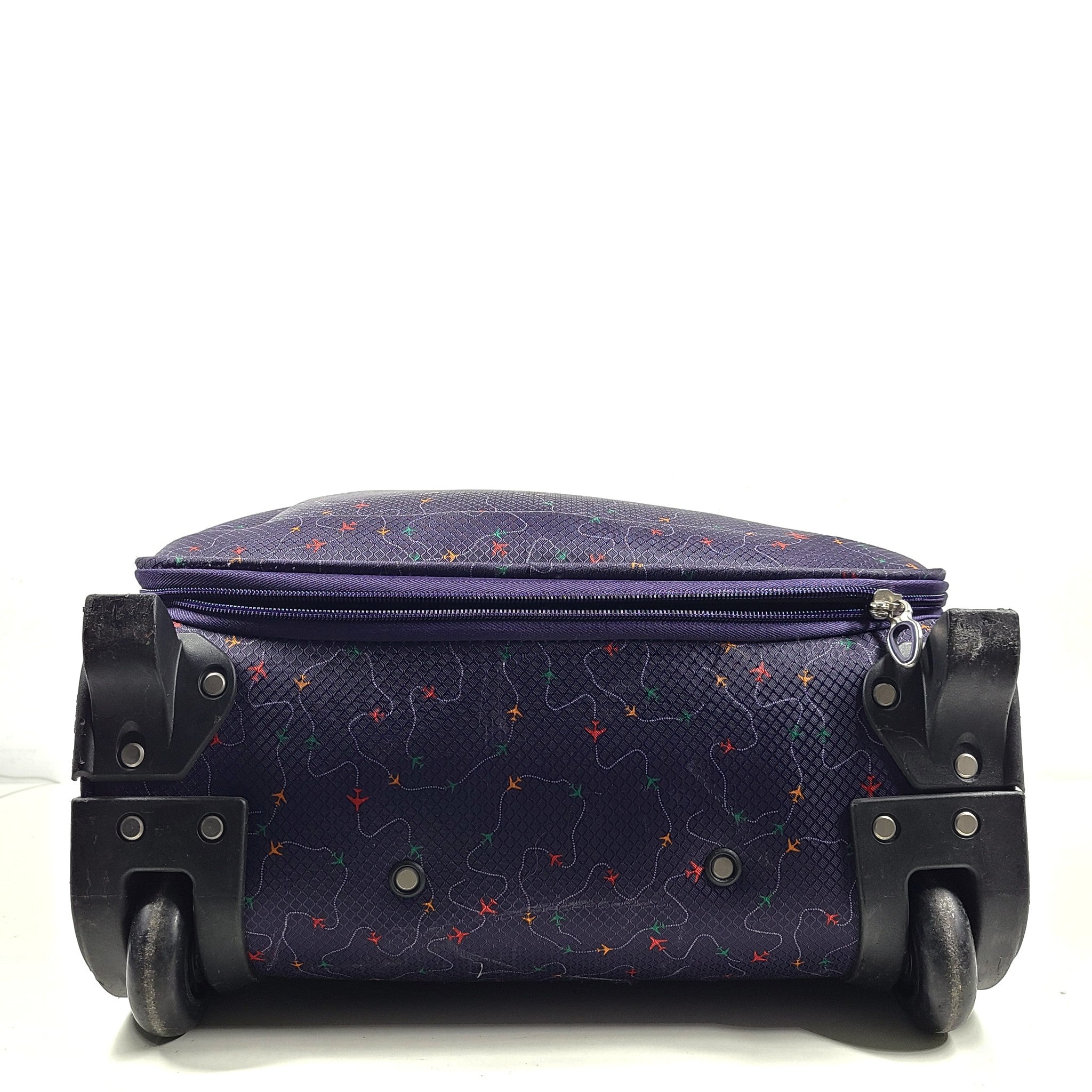 Cloudnine 21" Carry-On Cabin Softshell Luggage Lightweight Blue Airplane Print