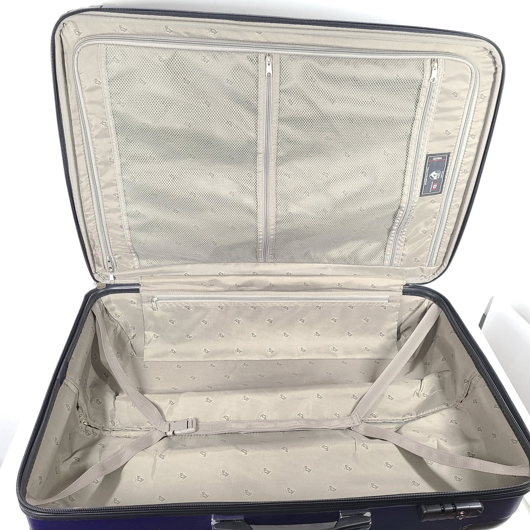 Heys 'Velocity' 30" Spinner Expandable Hardside Luggage Check In Locking PC Blue
