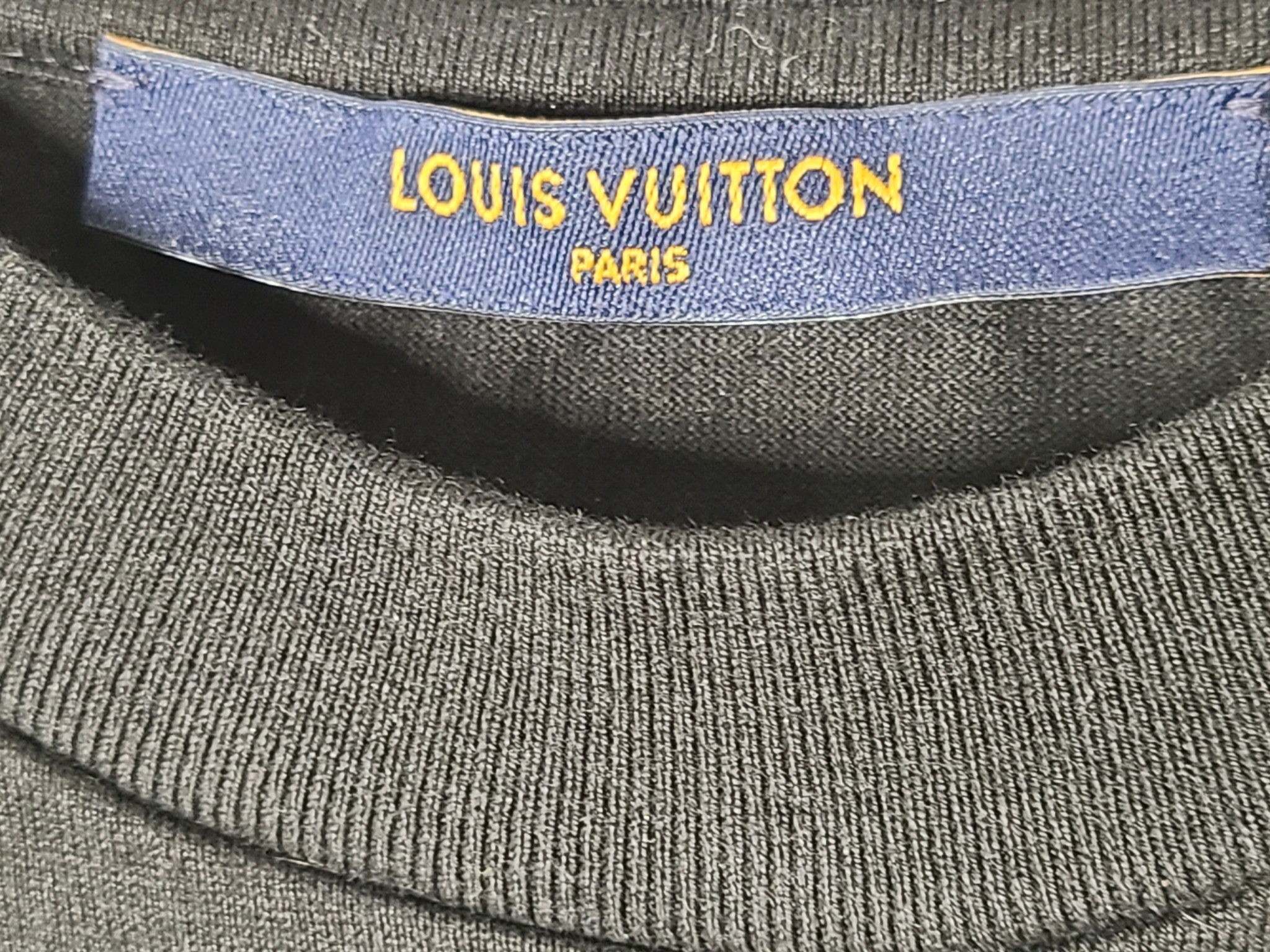 Louis Vuitton LV Men's Concert Print T-Shirt Black Sz L