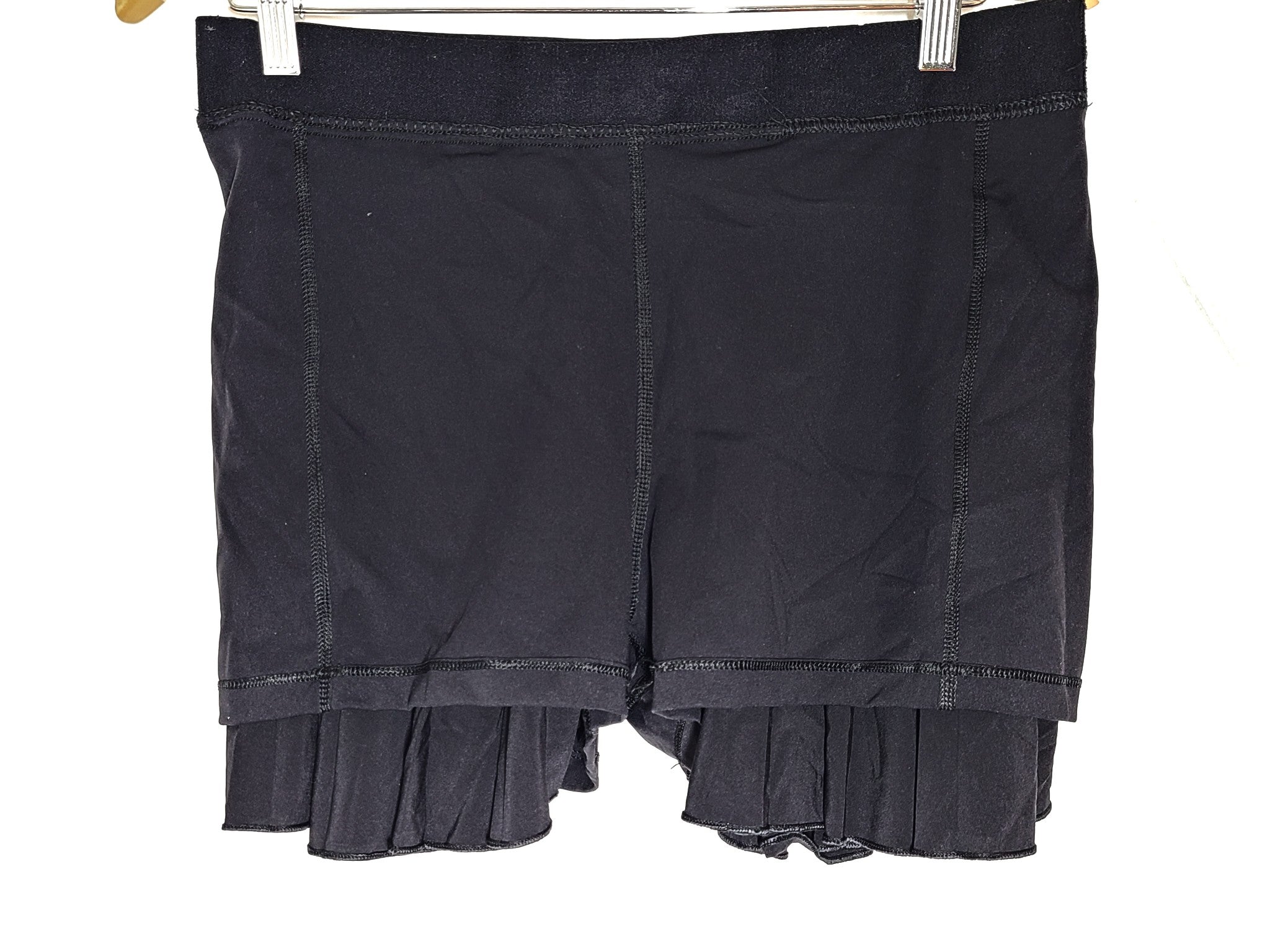 Aritzia TnAction TnaMOVE Tennis Mini Skirt Pleated Built-In Shorts Black Sz L