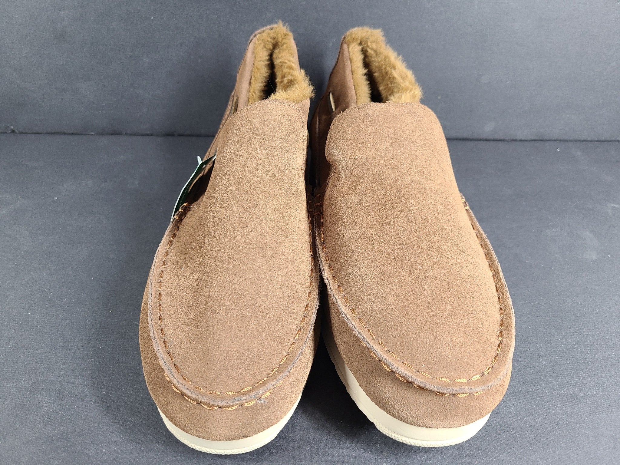 Sperry Men's MOC-Sider Moccasins Winter Slip On Shoes Suede Boots Brown US 8