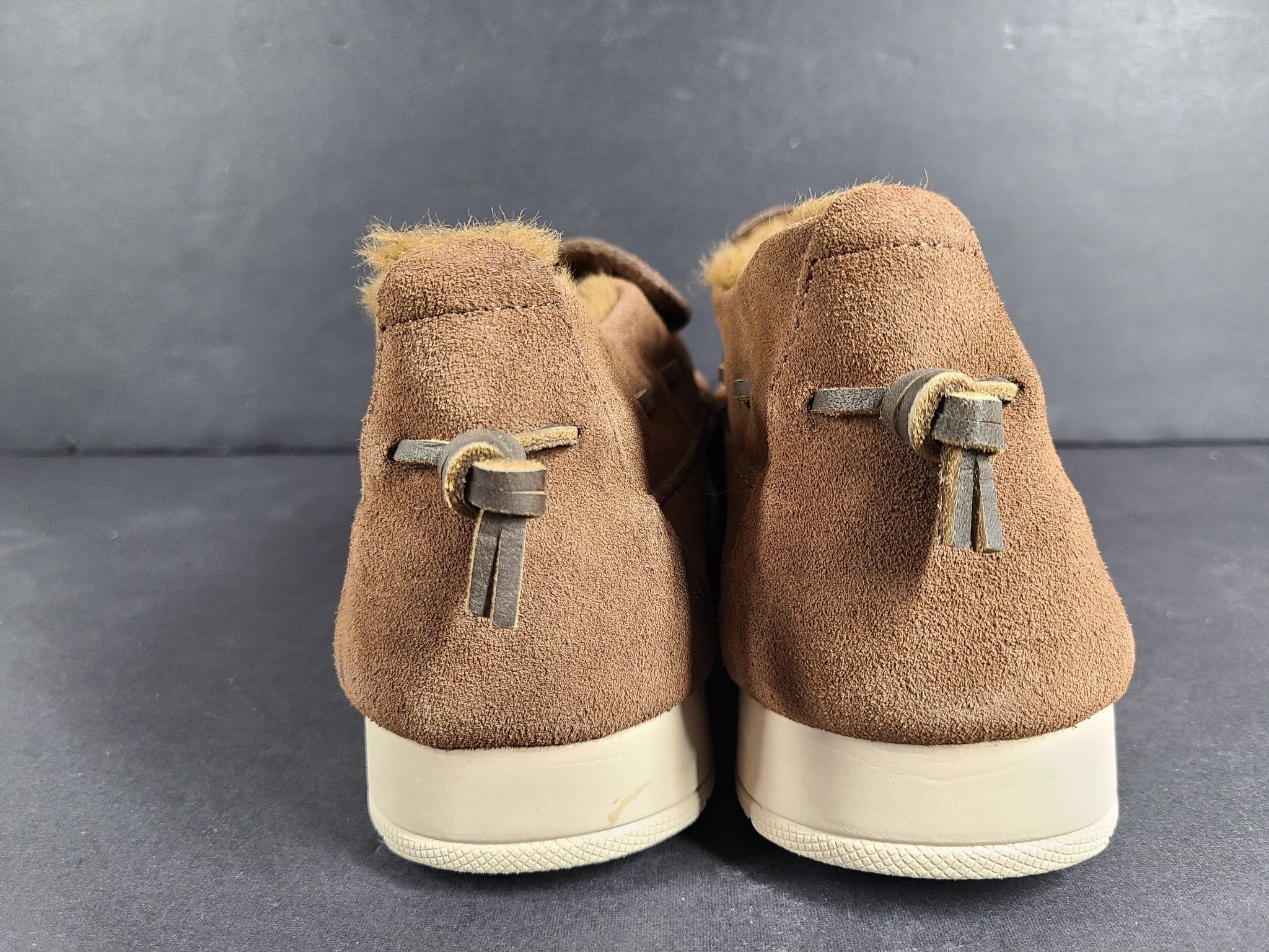 Sperry Men's MOC-Sider Moccasins Winter Slip On Shoes Suede Boots Brown US 8