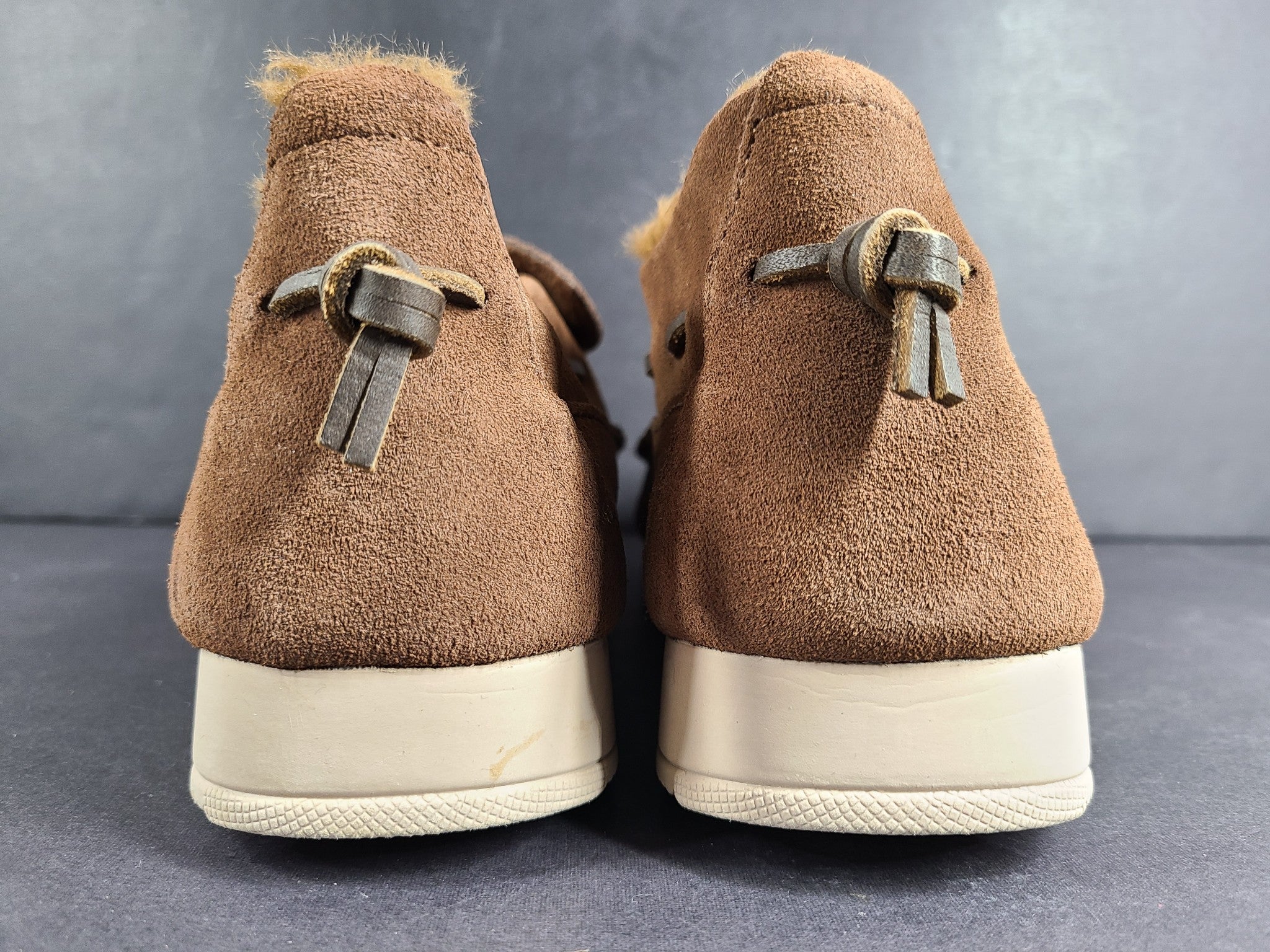 Sperry Men's MOC-Sider Moccasins Winter Slip On Shoes Suede Boots Brown US 8