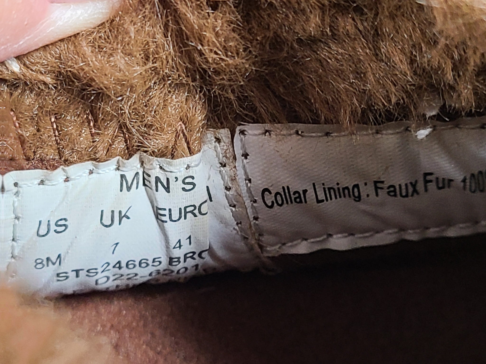 Sperry Men's MOC-Sider Moccasins Winter Slip On Shoes Suede Boots Brown US 8