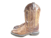 Laredo Men's Bennett 7454 Boot Cowboy Western Brown Leather US 9D