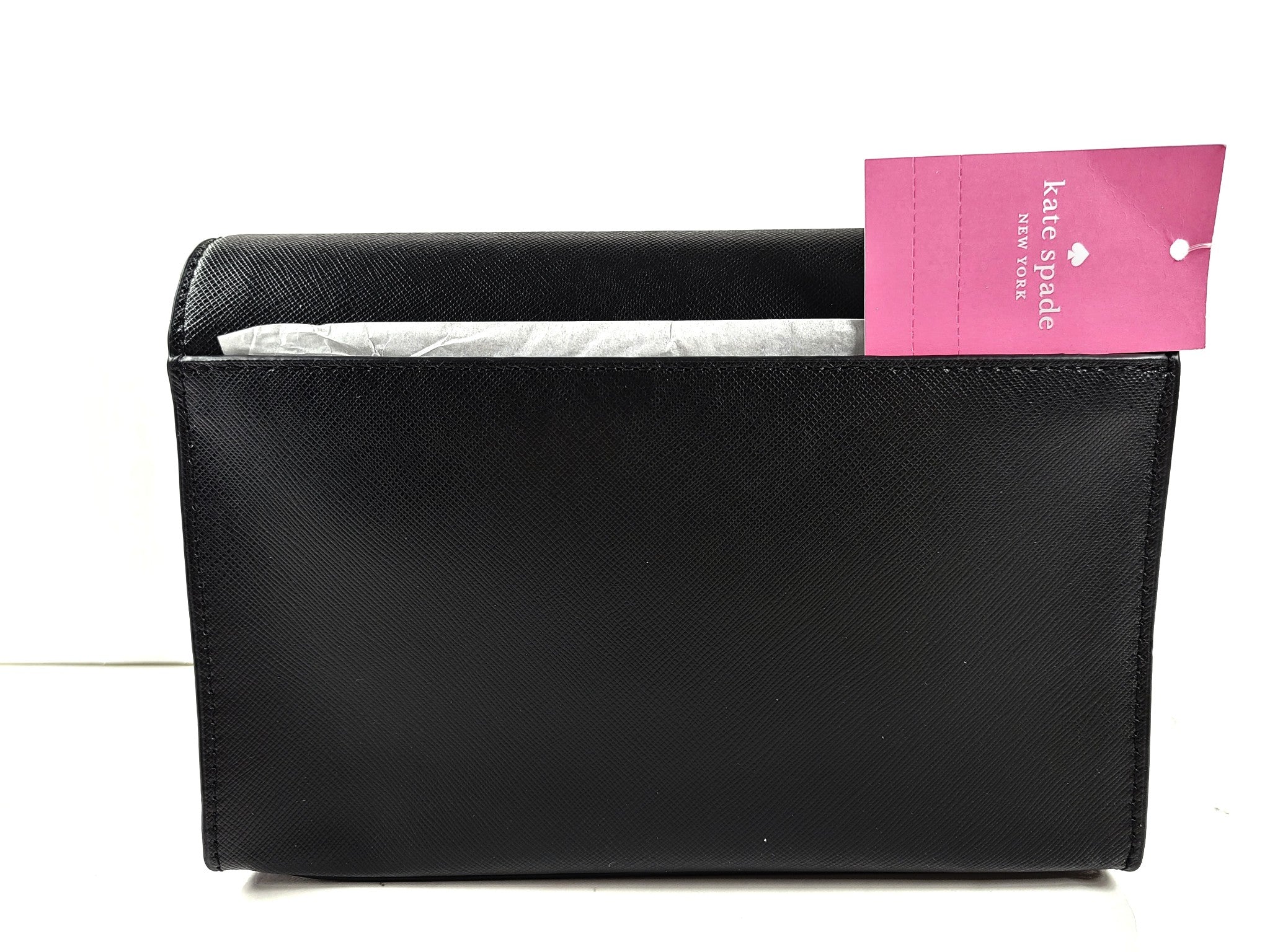 Kate Spade Carson Convertible Crossbody Bag Leather Small WKR00119 Black NWT