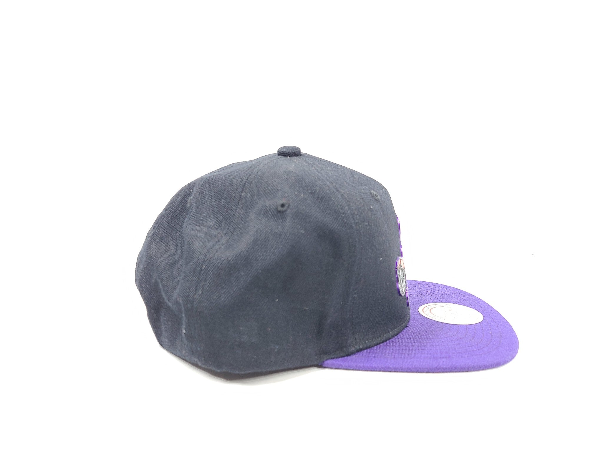 Mitchell & Ness Toronto Raptors NBA Team Ground Snapback Hat Black One Size