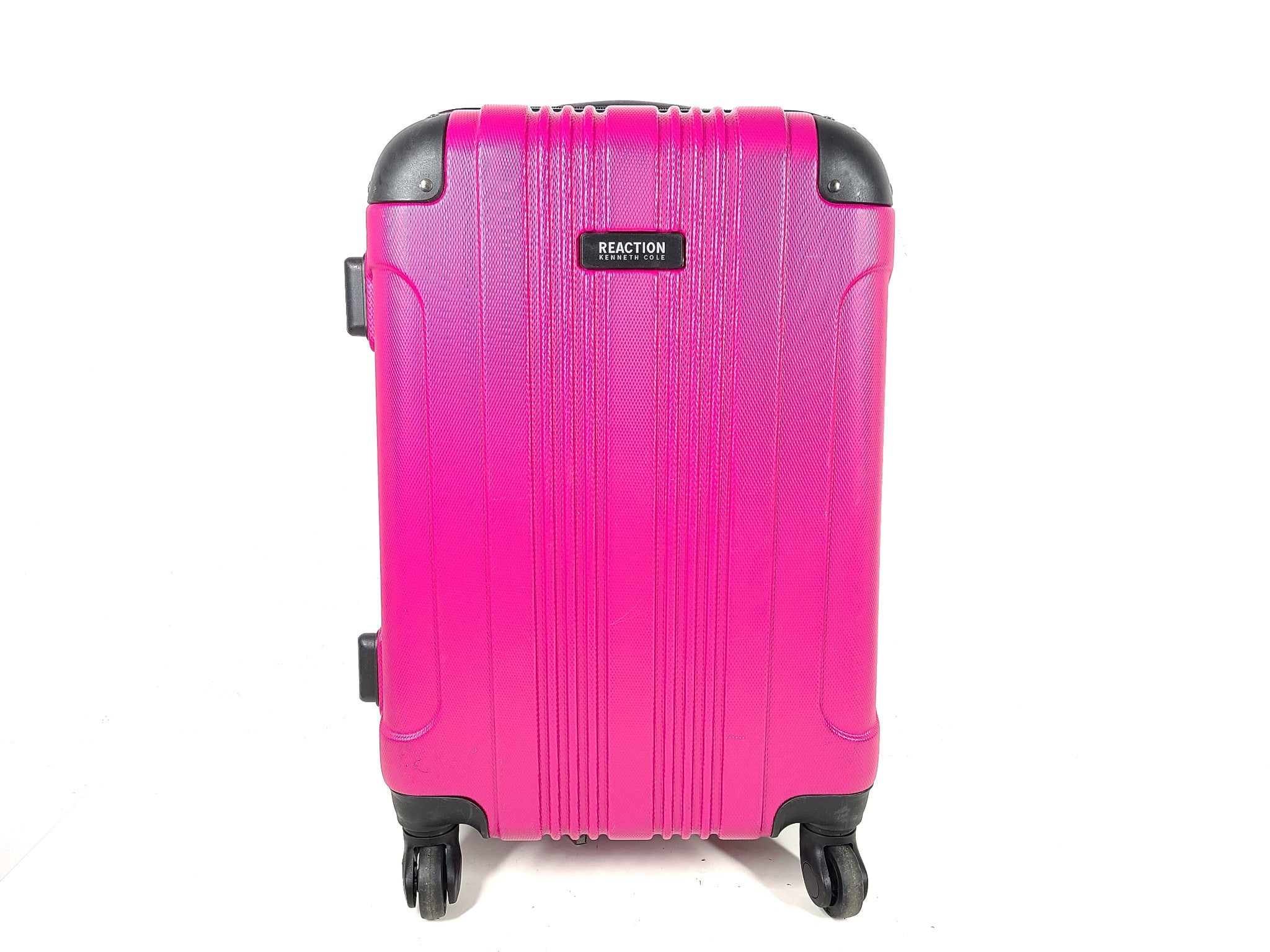 Kenneth Cole REACTION 21" Out Of Bounds Spinner Carry On Luggage Hardshell Pink