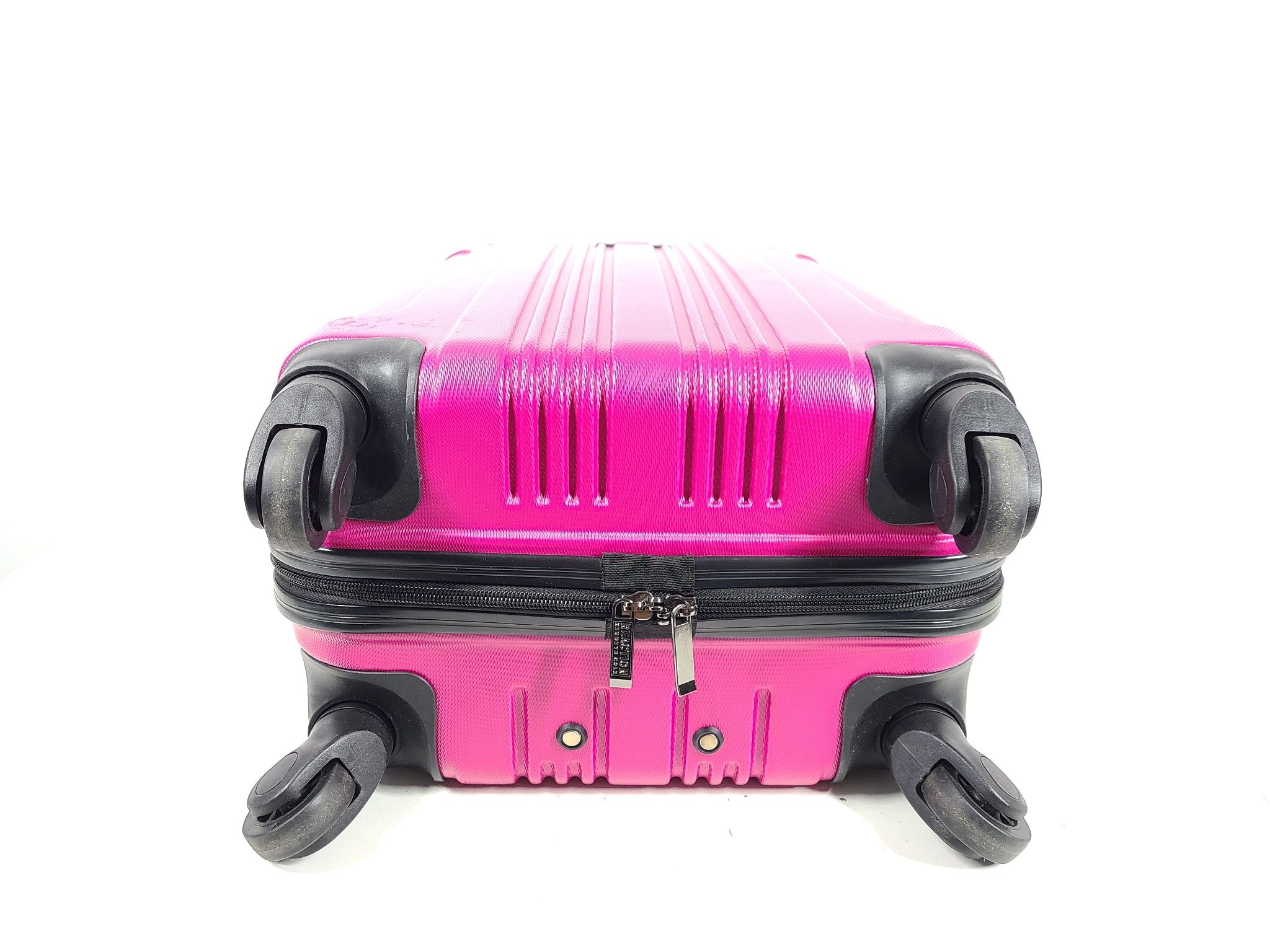 Kenneth Cole REACTION 21" Out Of Bounds Spinner Carry On Luggage Hardshell Pink