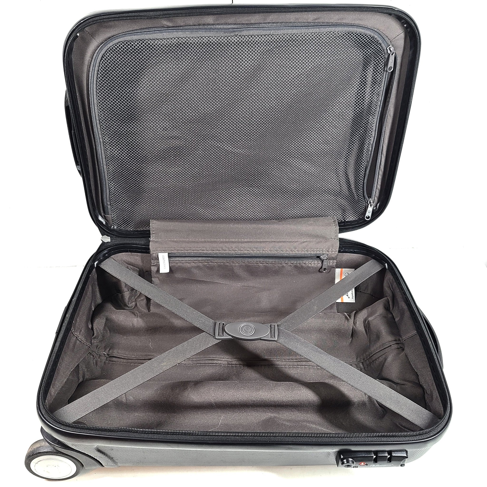 Eminent 21" Lightweight Wheeled Luggage Hardshell TSA Lock Polycarbonate Black