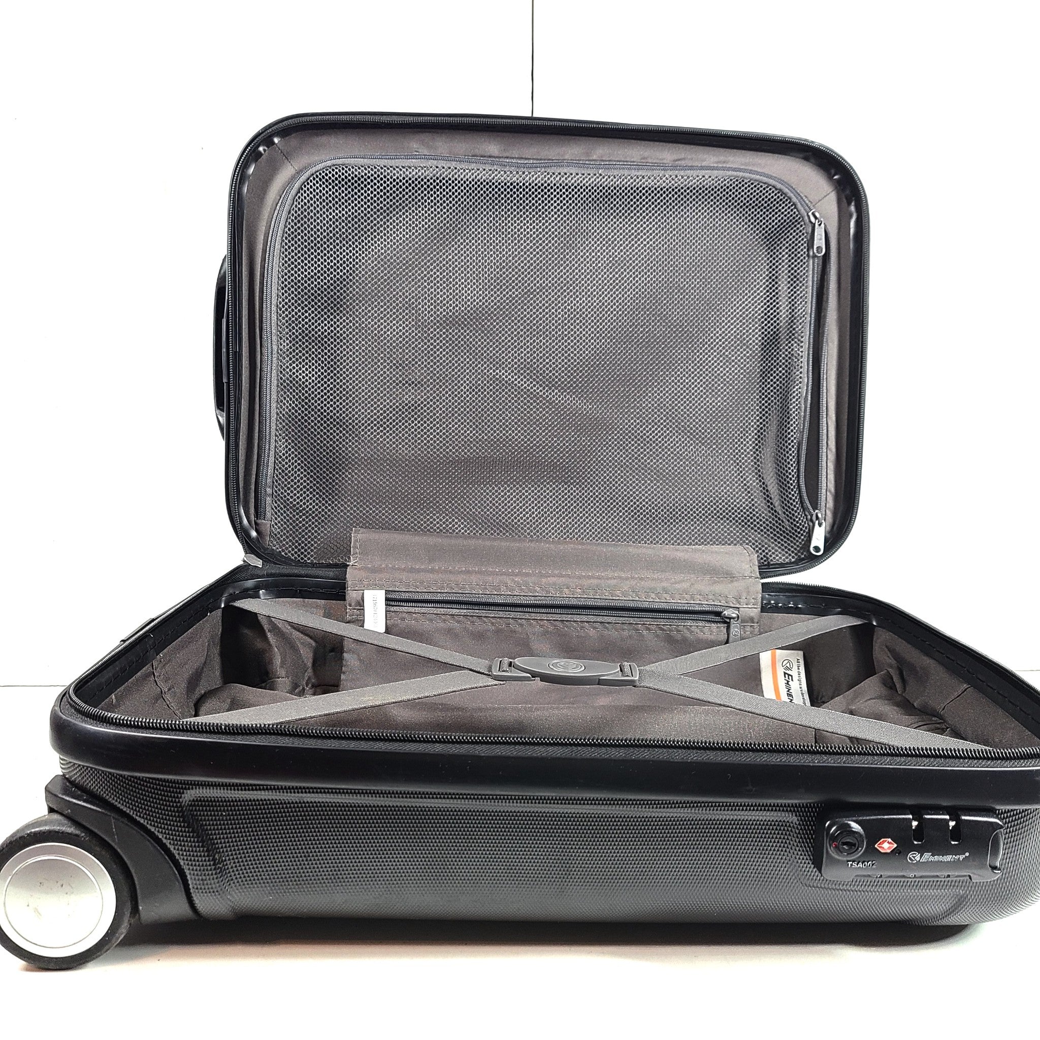 Eminent 21" Lightweight Wheeled Luggage Hardshell TSA Lock Polycarbonate Black