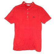 Lacoste Men's Slim Fit Petit Pique Polo Shirt Crocodile Logo Cotton Red M (4)