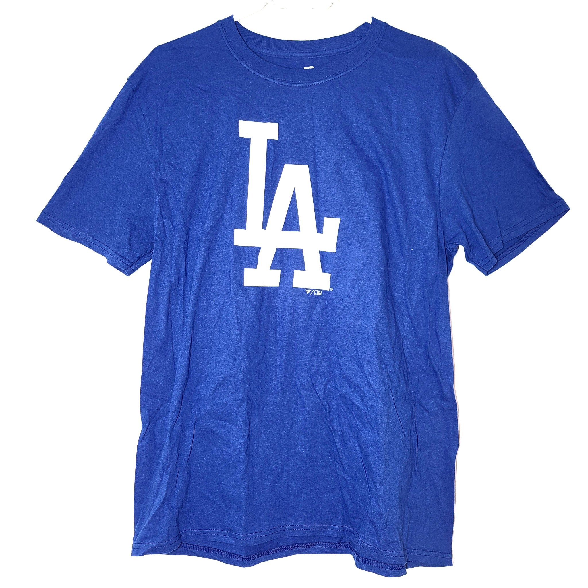 Fanatics Men's Los Angeles Dodgers Official Logo Baseball T-Shirt Blue Sz L