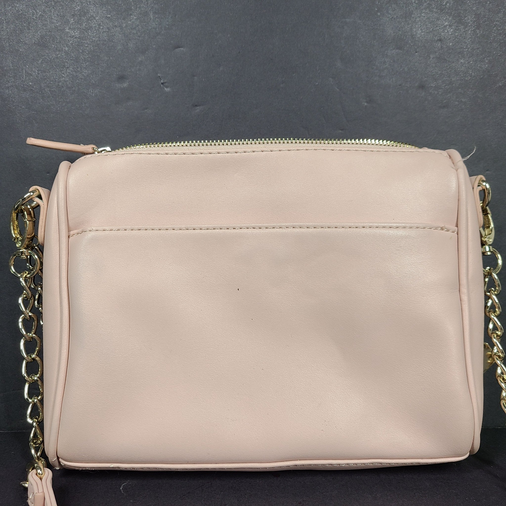 GUESS Marisol Quilted Crossbody Strap Bag Top-Zip Multiple Pockets Pink