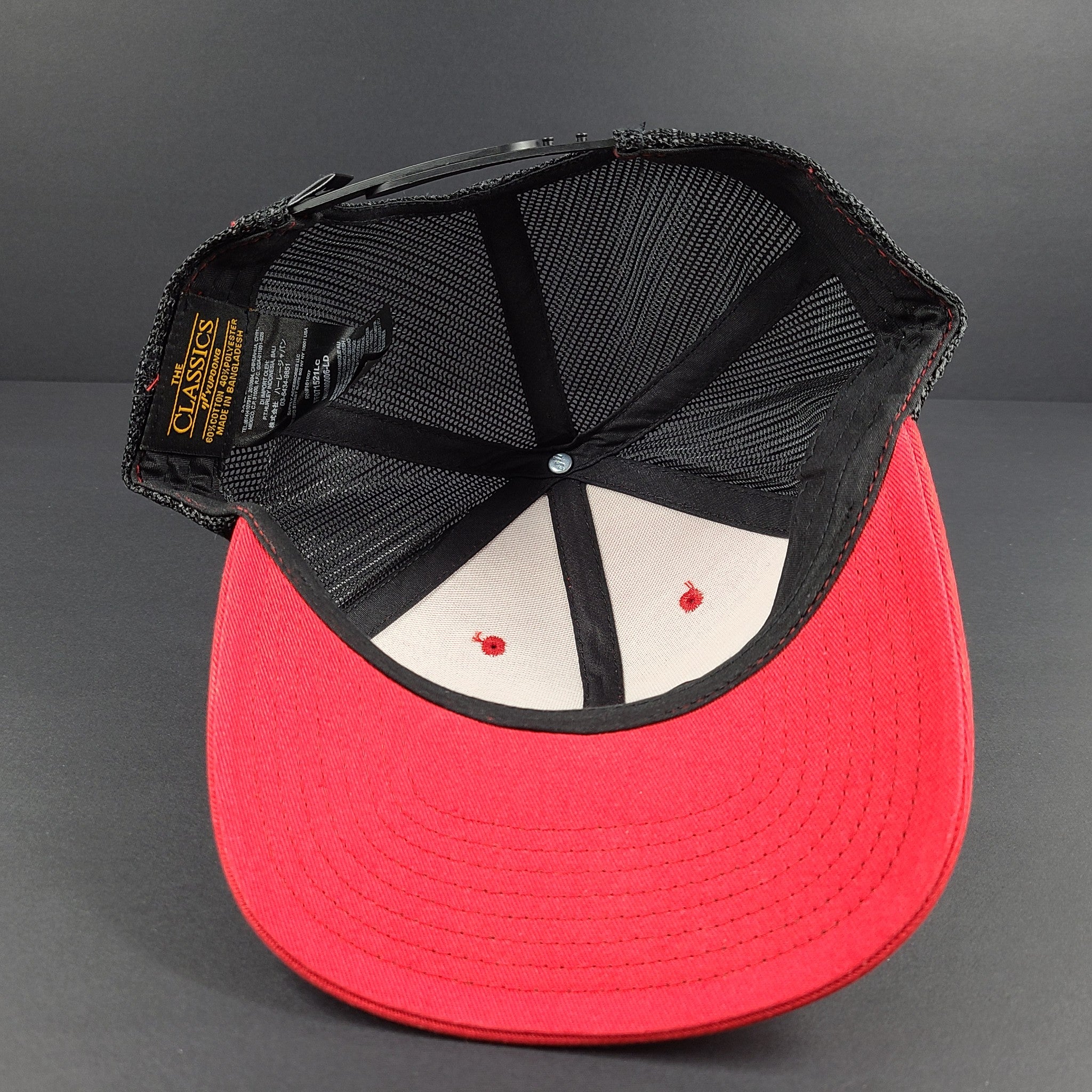 Hurley Adult Men's Staple Trucker Hat Mesh Snapback Adjustable Cap Red One Size