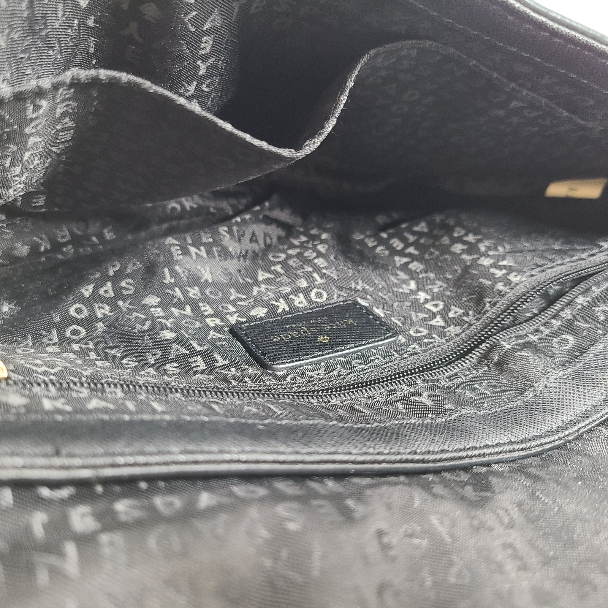 Kate Spade New York Kenzie Small Convertible Crossbody Purse PVC Black