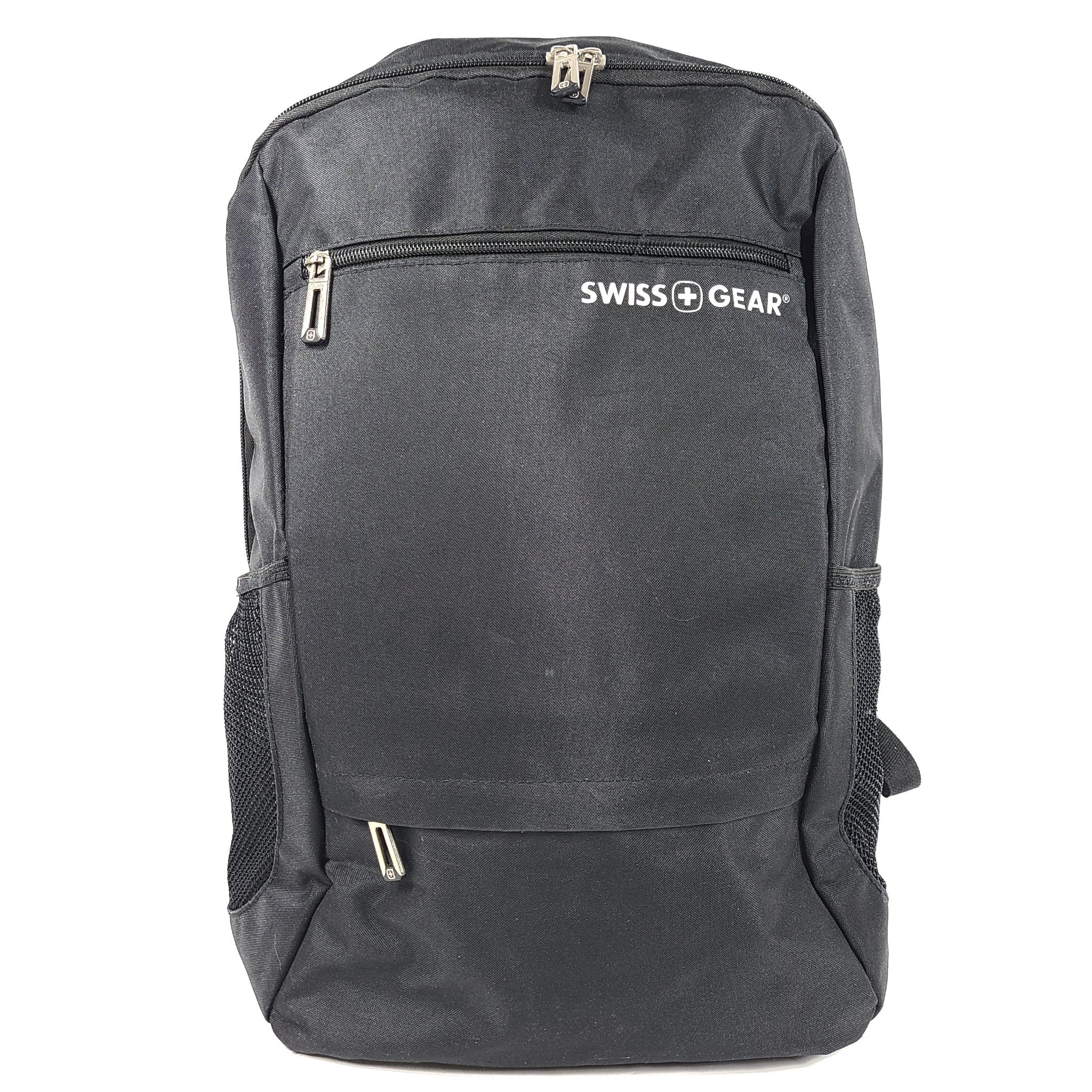 Swiss Gear 17" Laptop Backpack Smart Shock Absorbing Sleek Padded Black