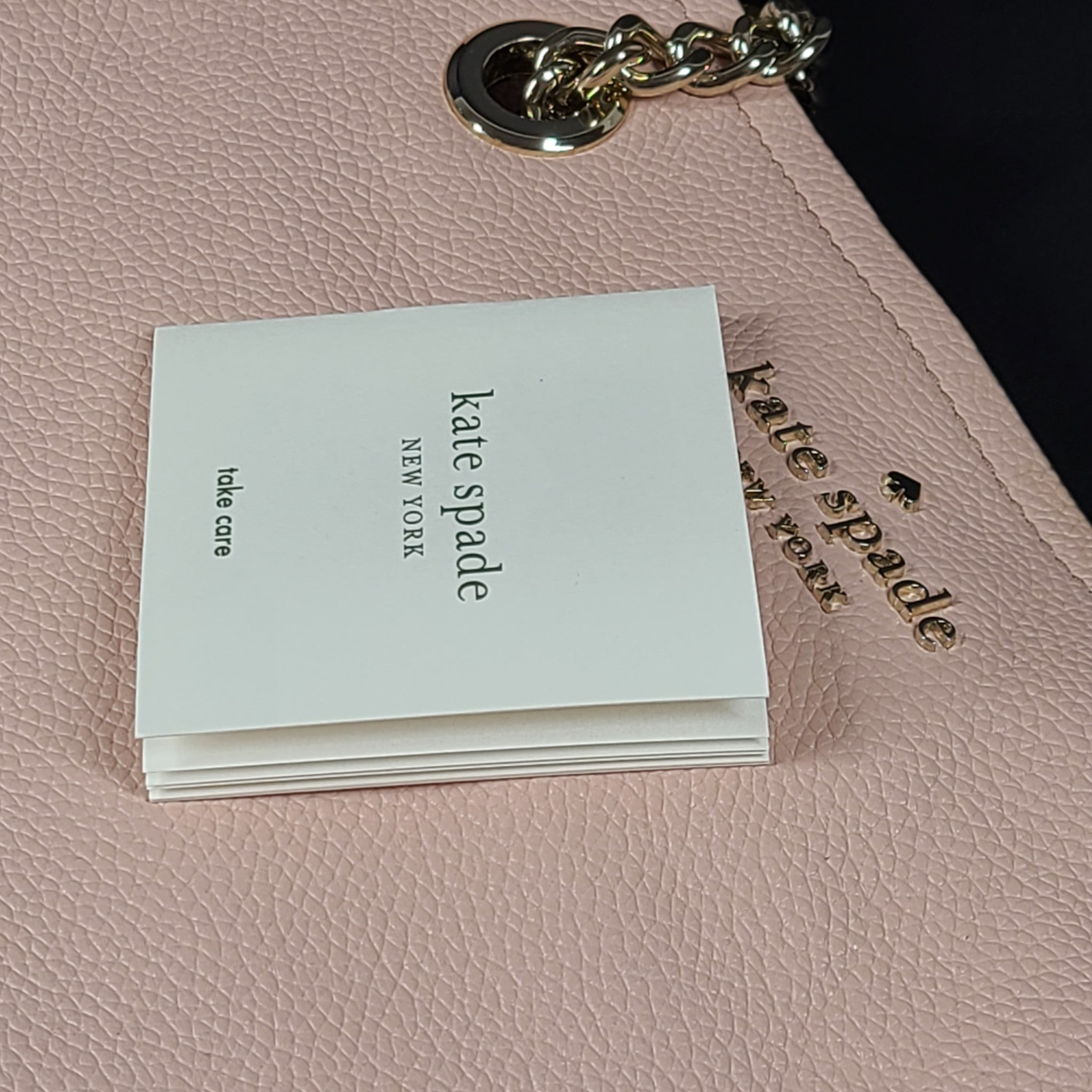 Kate Spade Jordyn Medium Chain Handle Tote Shoulder Bag Pink NEW