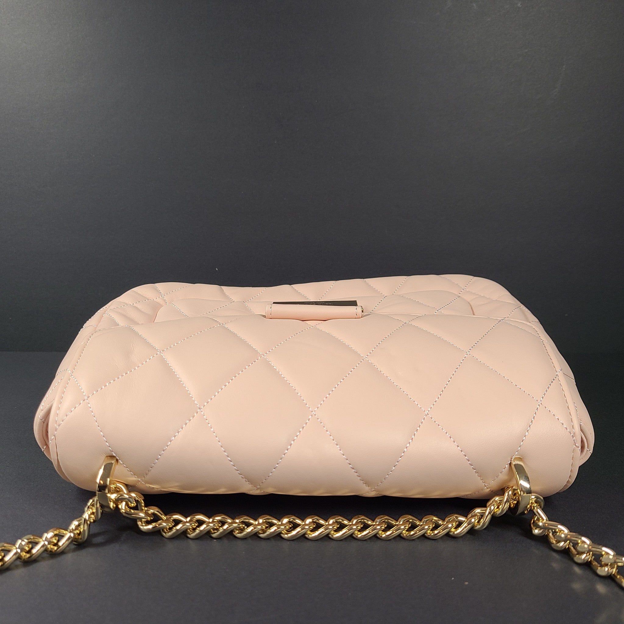 Kate Spade Carey Medium Flap Shoulder Bag Quilted Leather Crossbody Purse Pink