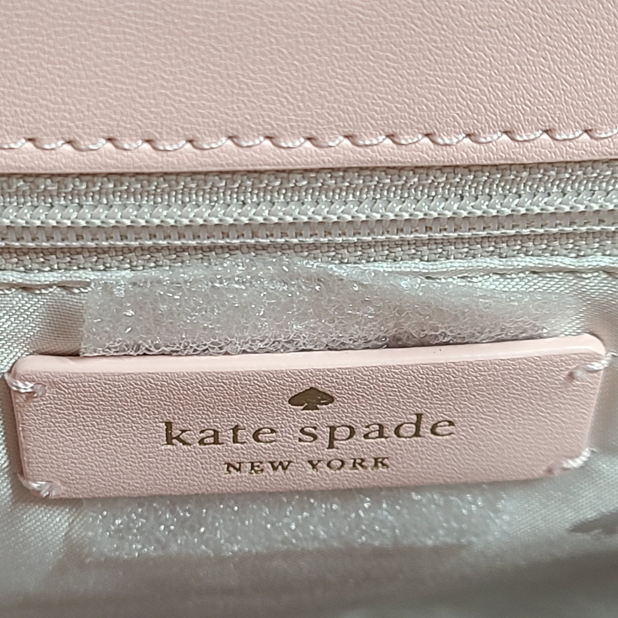 Kate Spade Carey Medium Flap Shoulder Bag Quilted Leather Crossbody Purse Pink