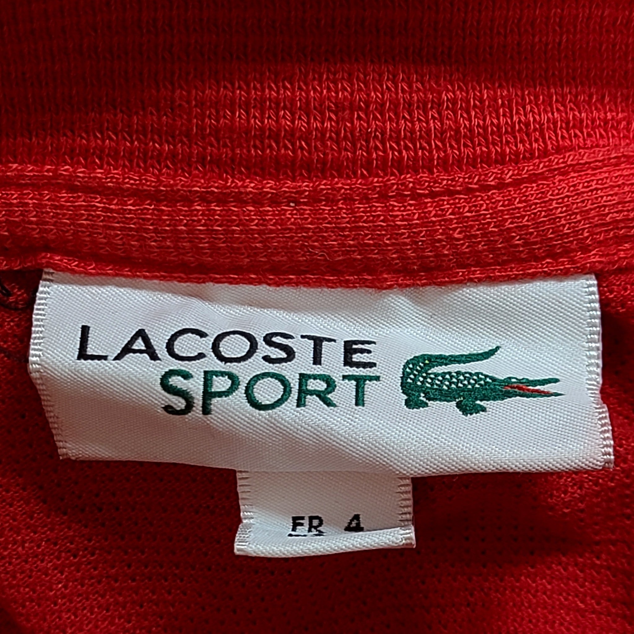 Lacoste Men's Slim Fit Petit Pique Polo Shirt Crocodile Logo Cotton Red M (4)