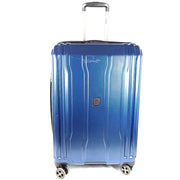 Delsey 27" Spinner Luggage Hardside Light Expandable TSA Locking Suitcase Blue