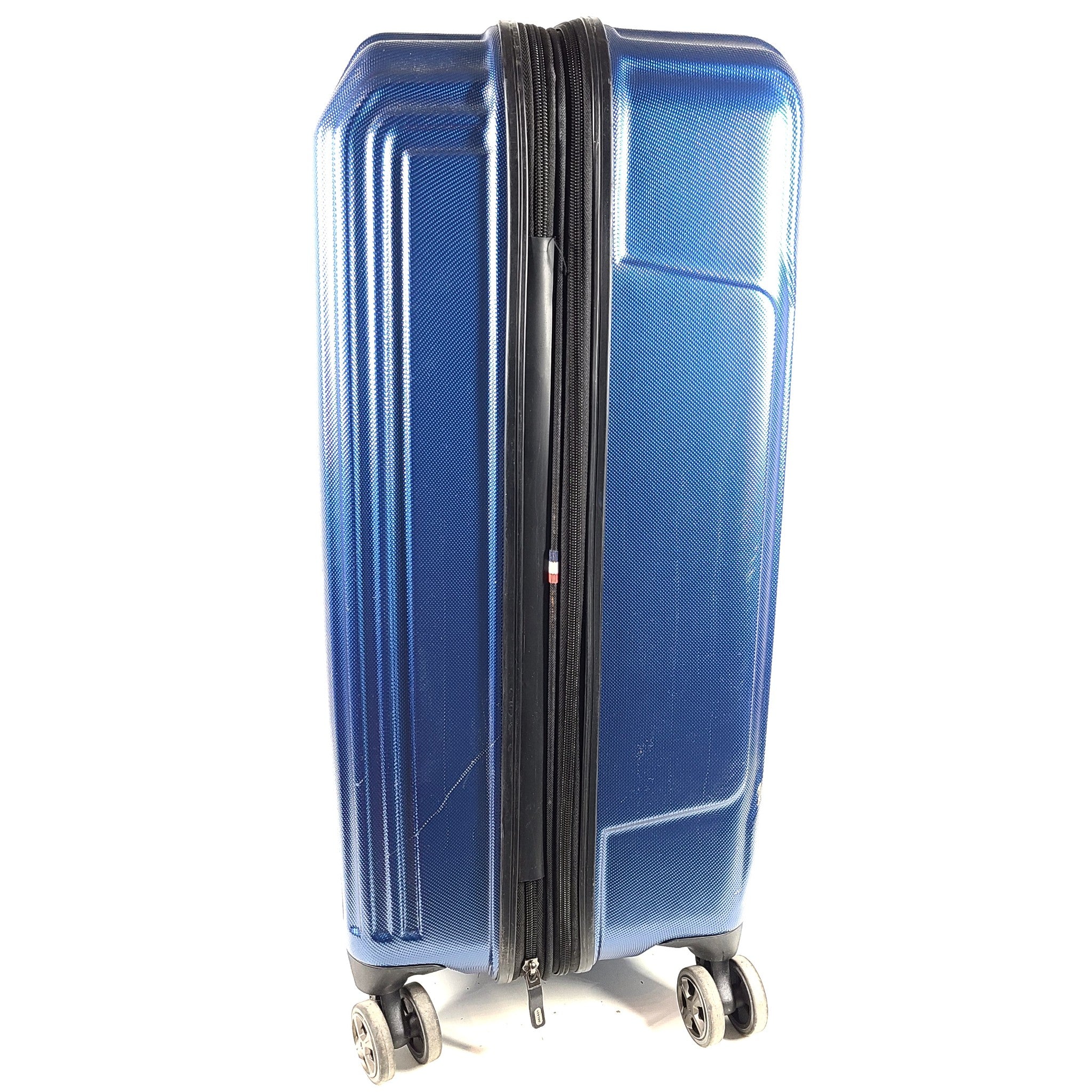 Delsey 27" Spinner Luggage Hardside Light Expandable TSA Locking Suitcase Blue